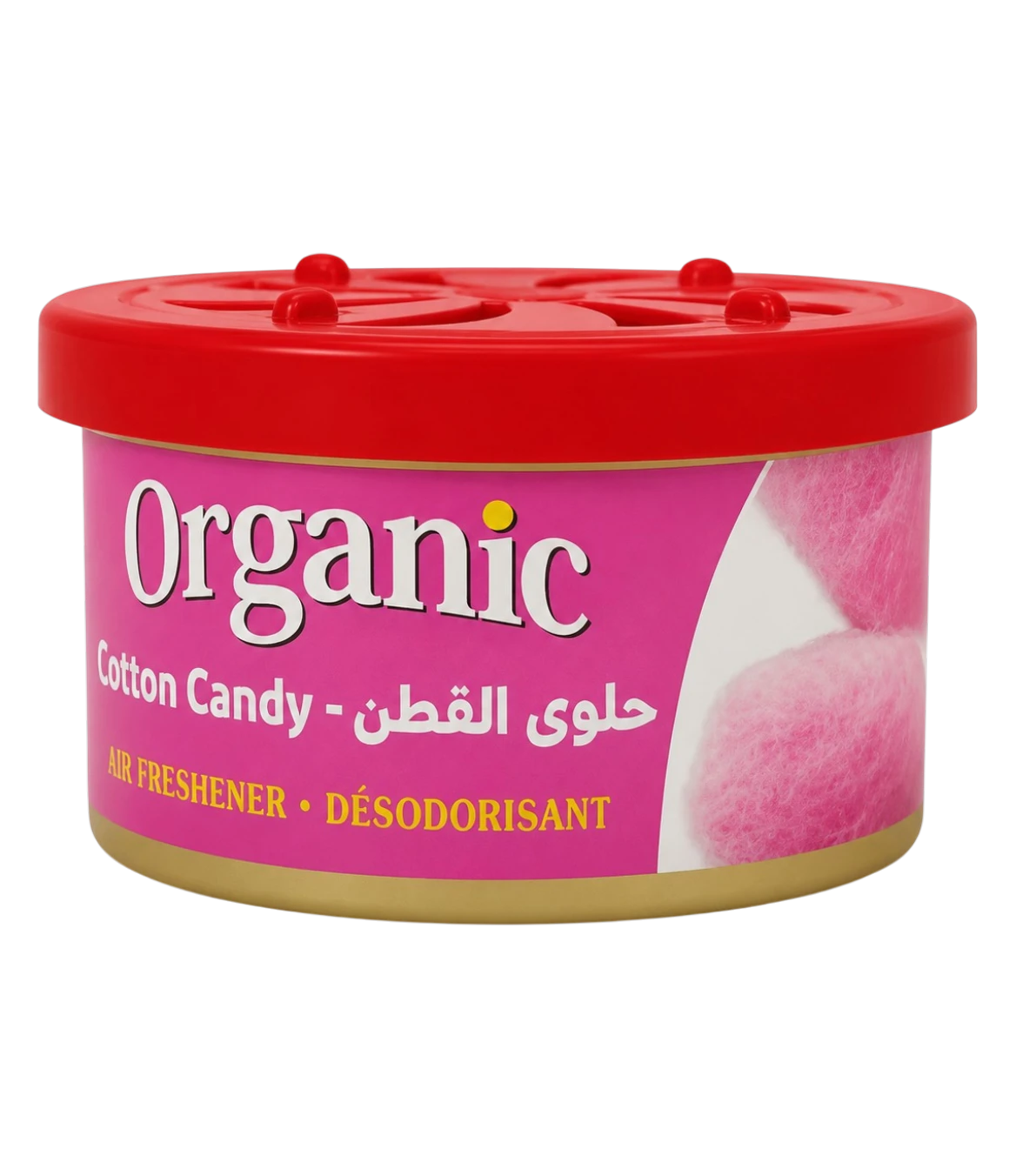 L&D Organic Car Air Freshener with Cotton Candy scent