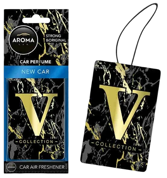 1 قطعة اروما معطر جو للسيارة حرف V شكل سيارة جديدة يعطي رائحة منعشة داخل السيارة