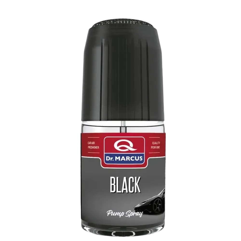 دكتور ماركوس معطر جو بخاخ للسيارة لون اسود يعطي رائحة فخمة ويعزز اجواء السيارة