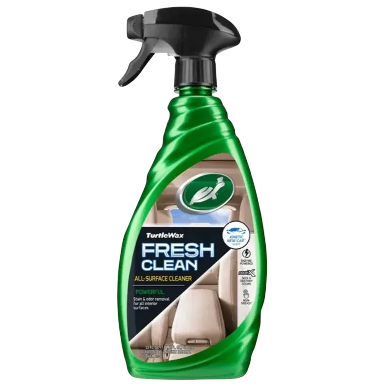 Turtle Wax interior cleaner removes odors from cars