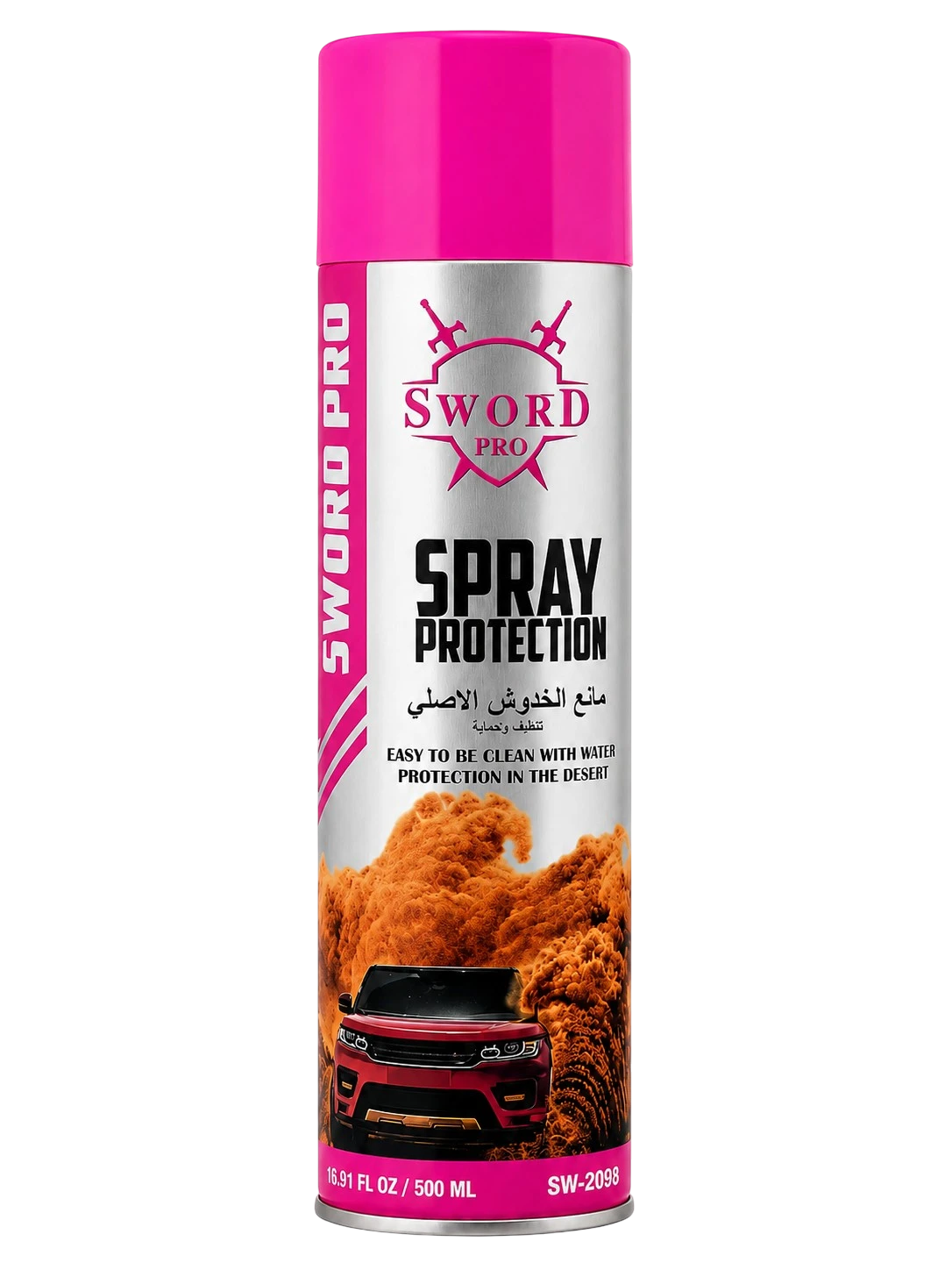 Sword Pro sand protection spray for cars in sandy beige