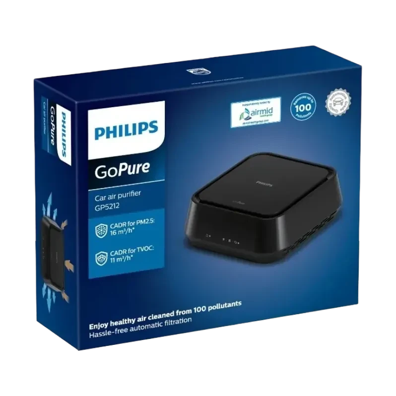Philips GoPure GP5212 high performance car air purifier device