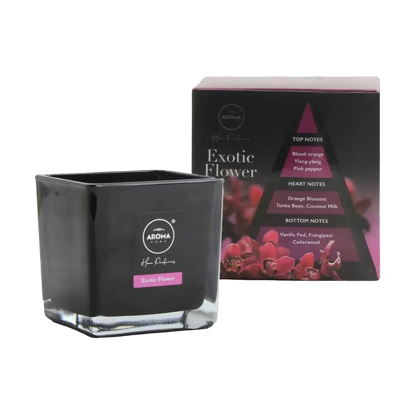 Aroma Home Exotic Floral Scented Candle 155g