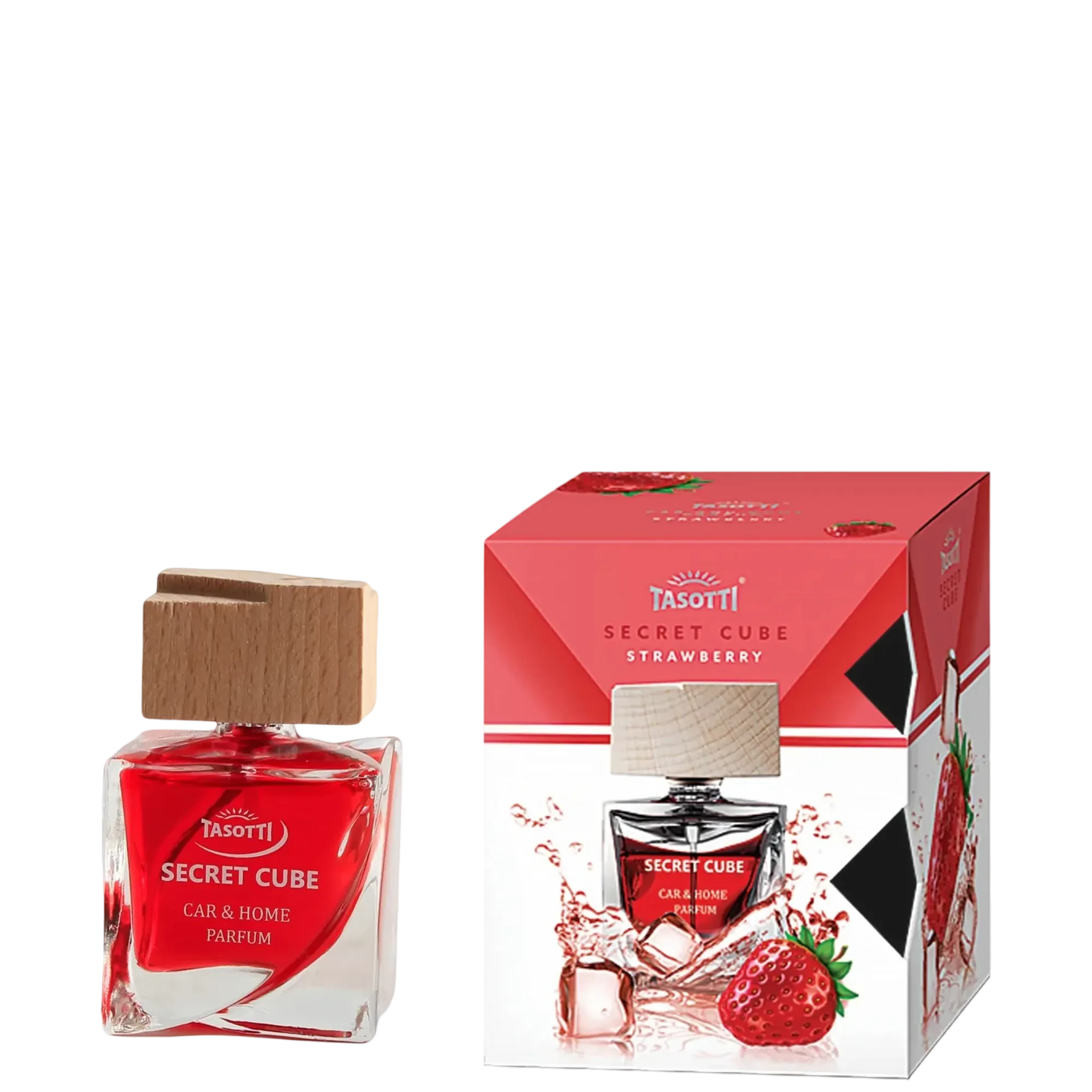 معطر هواء السيارة تاسوتي سيكرت فراولة يمنح رائحة حلوة ويعطي انتعاش داخل السيارة