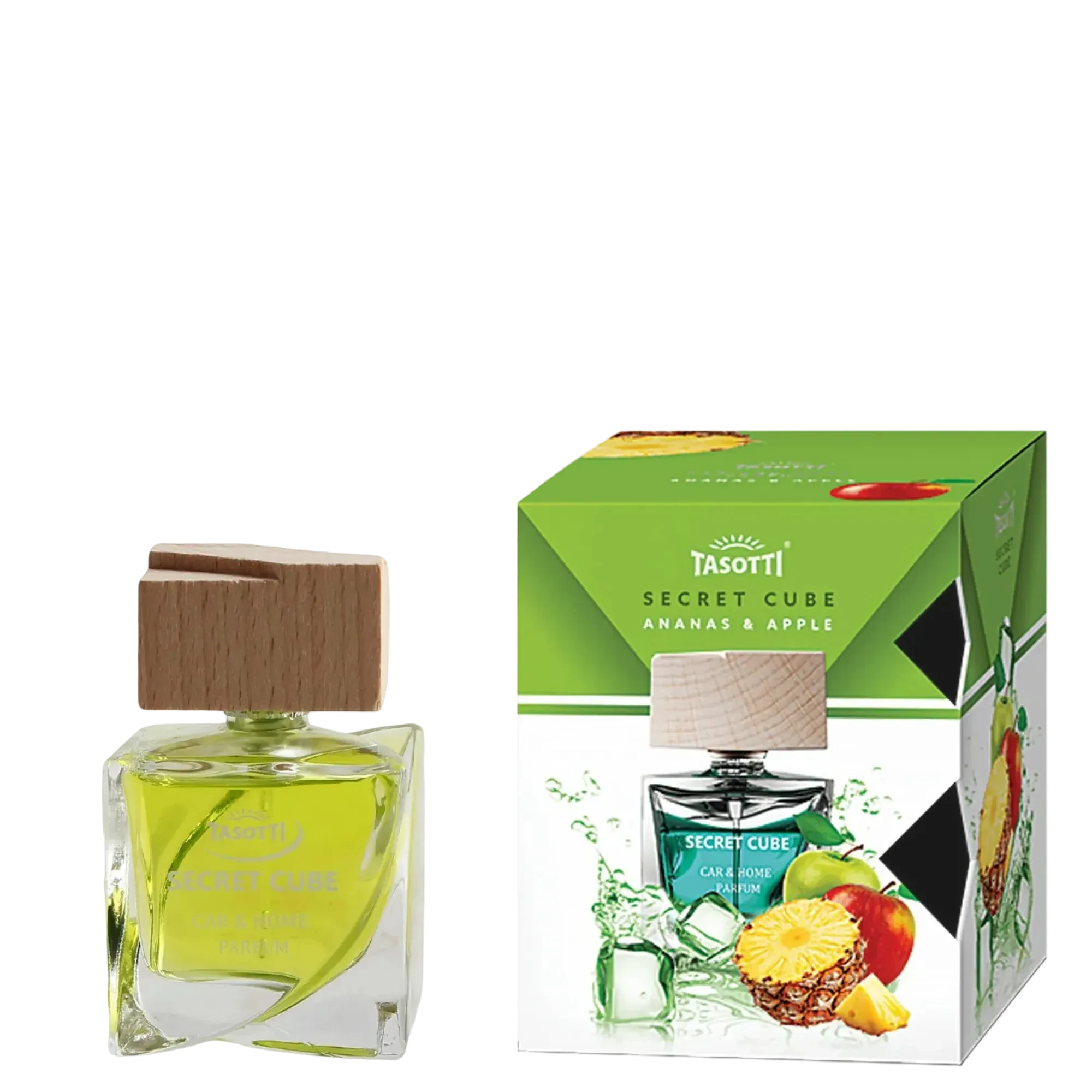 معطر هواء السيارة تاسوتي سيكرت أناناس وتفاح يمنح رائحة فواكه منعشة داخل السيارة