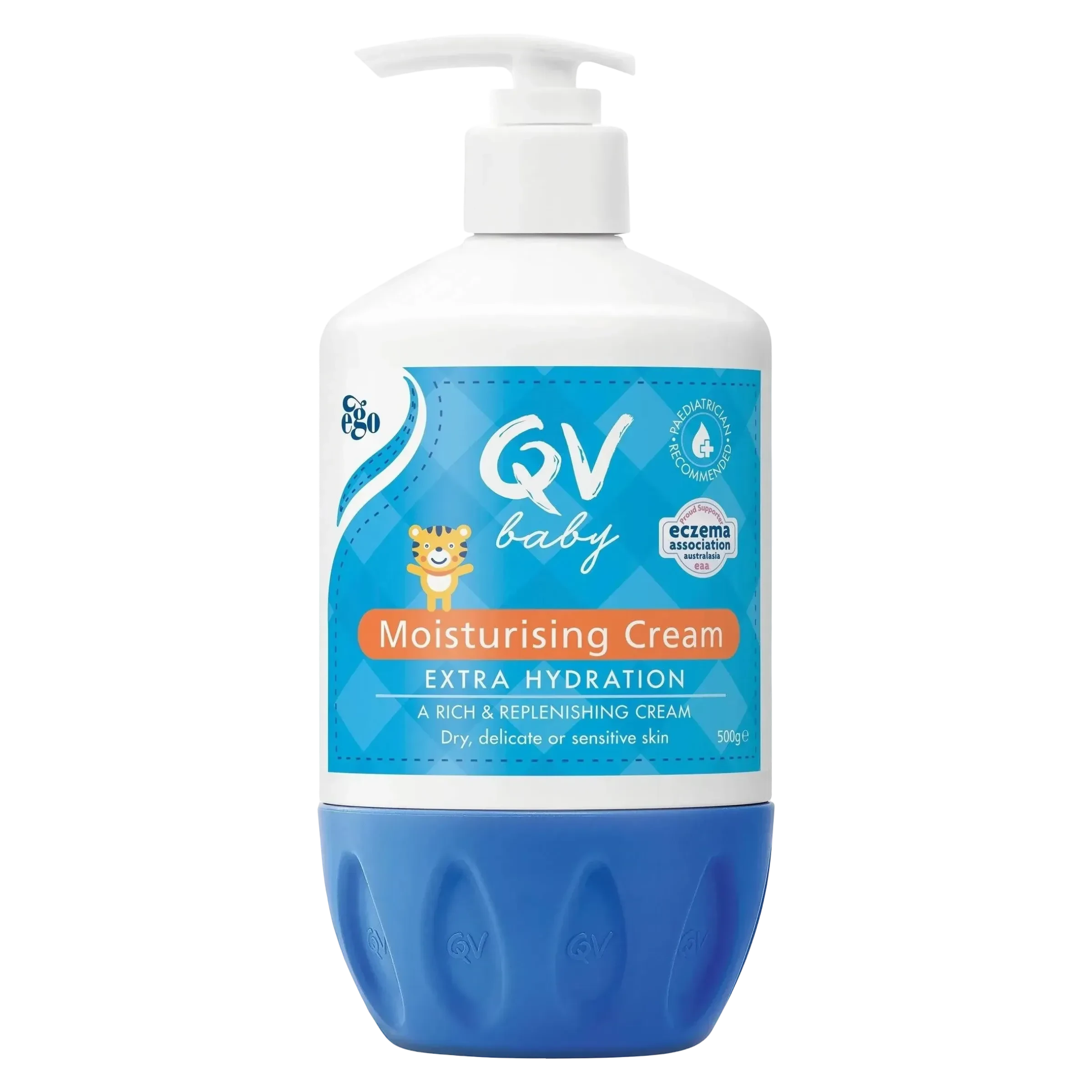 QV Baby Moisturising Cream Pump for delicate baby skin 500g