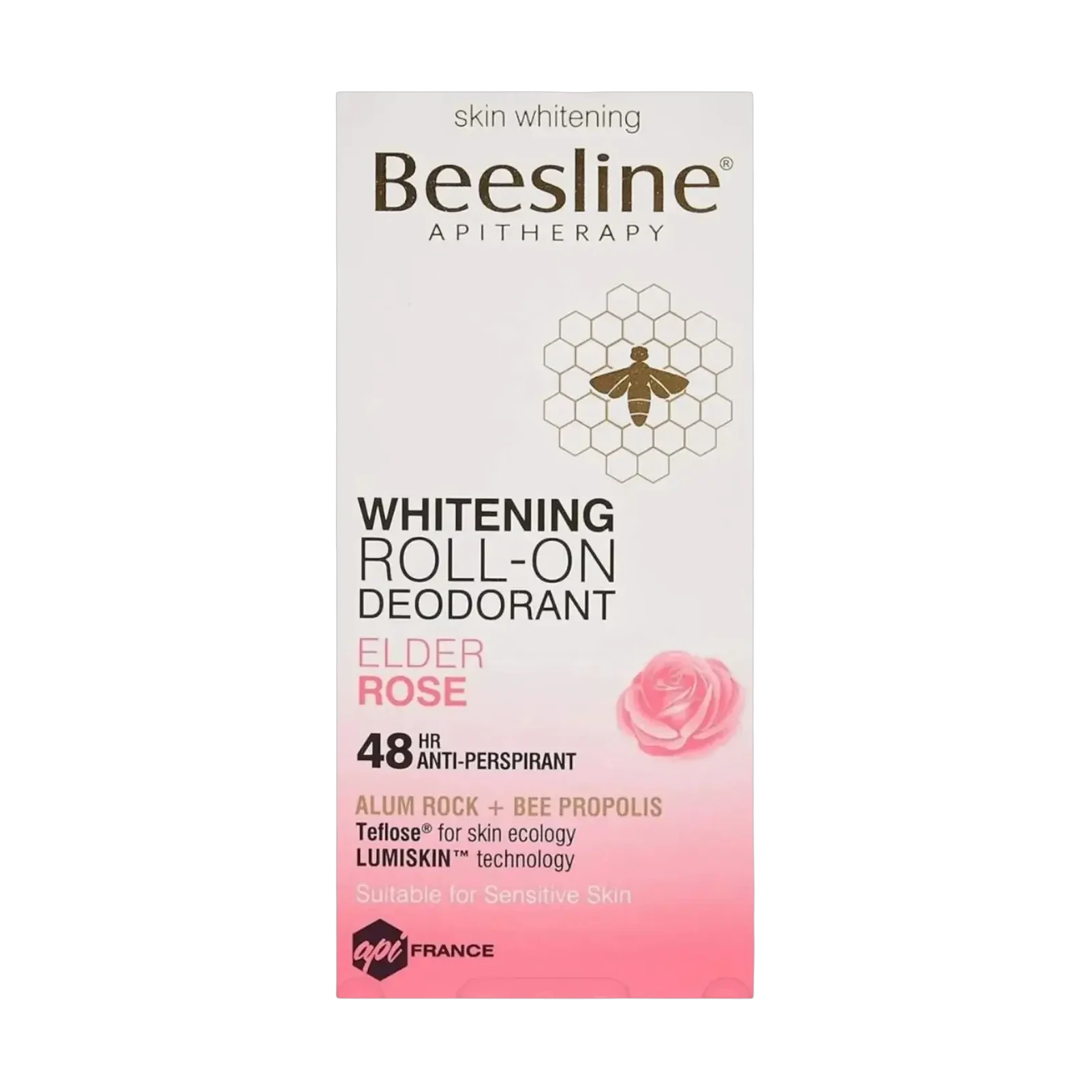 مزيل عرق بيزلين رول اون لتفتيح البشرة بعطر الورد المسن 50 مل