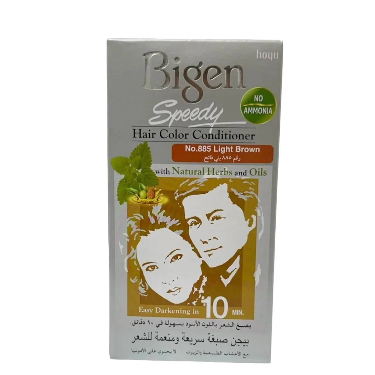 صبغة بيجن سبيدي للشعر رقم 885 بني فاتح خالية من الأمونيا 40 جم