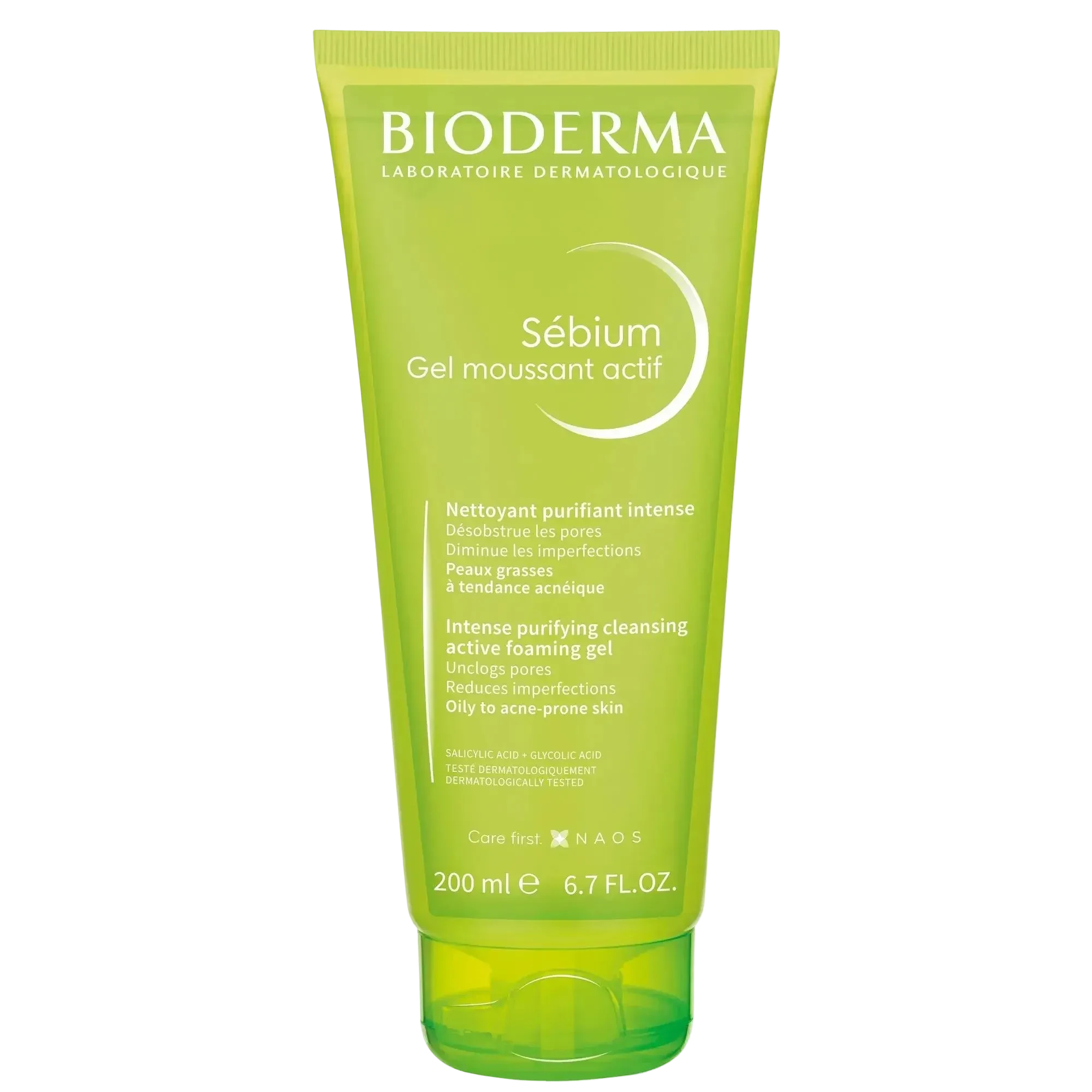 Bioderma Sebium Active Foaming Gel 200ml (Green)