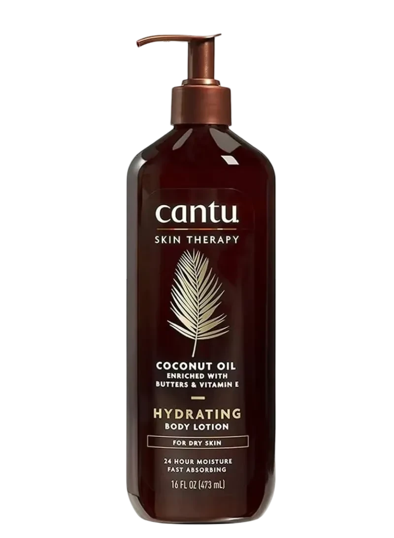 Cantu Body Lotion with coconut oil provides 24-hour hydration 473ml