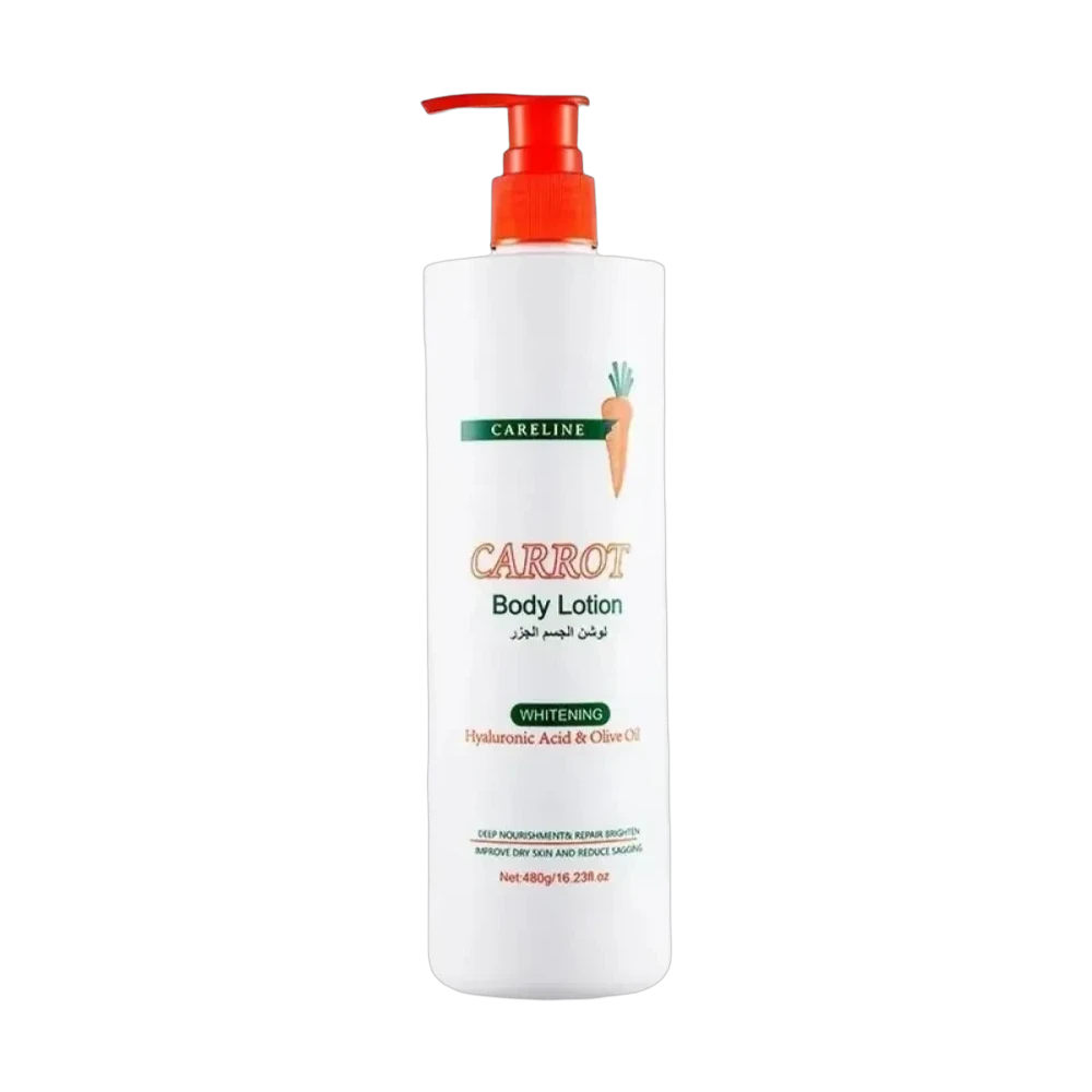 Careline Carrot Body Lotion moisturizes and brightens skin tone 480g