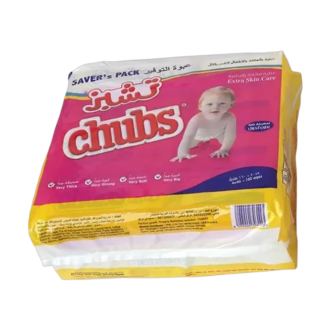 Chubs Baby Wipes Extra Skincare Pack of 160 Wipes