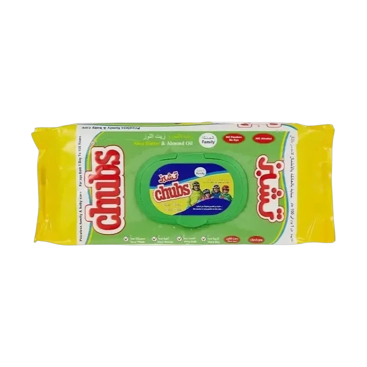 Chubs Baby Wipes with Shea Butter and Almond Oil 40pcs