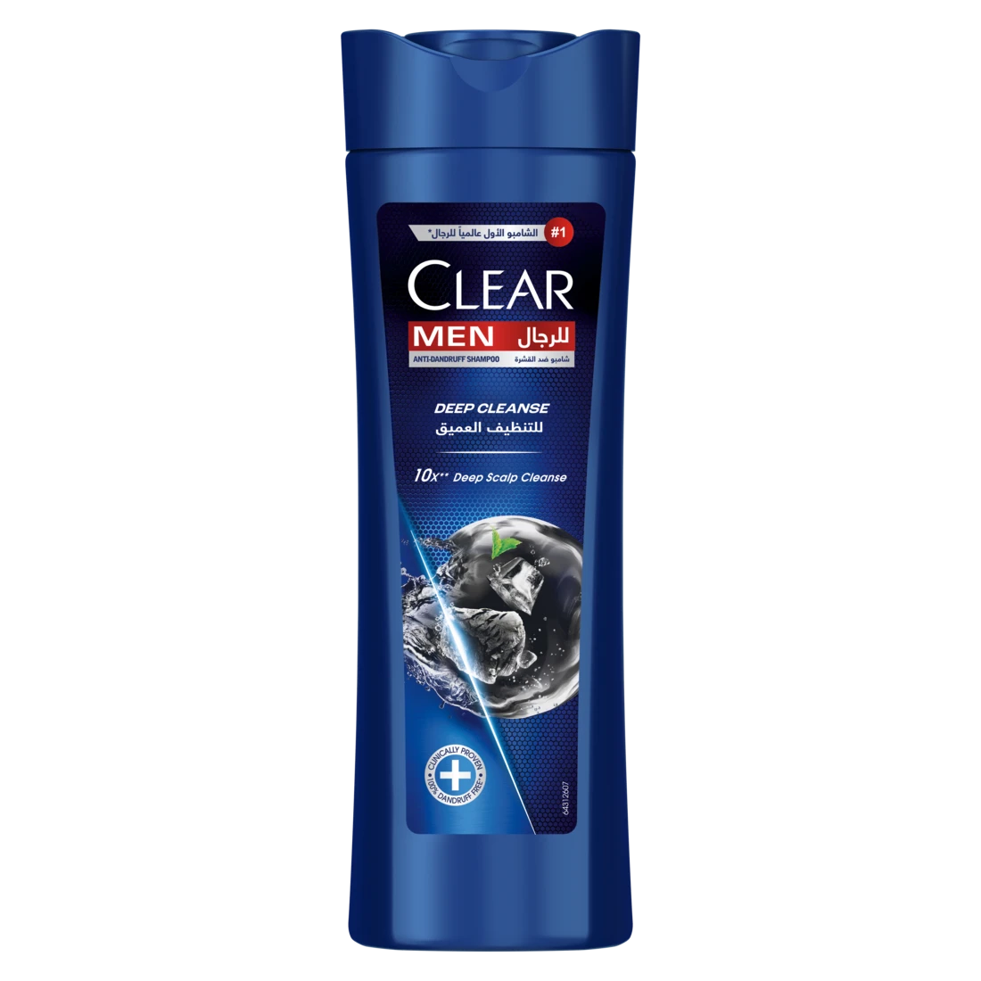 Clear Shampoo Deep Cleanse Charcoal Blue for scalp cleansing 350ml