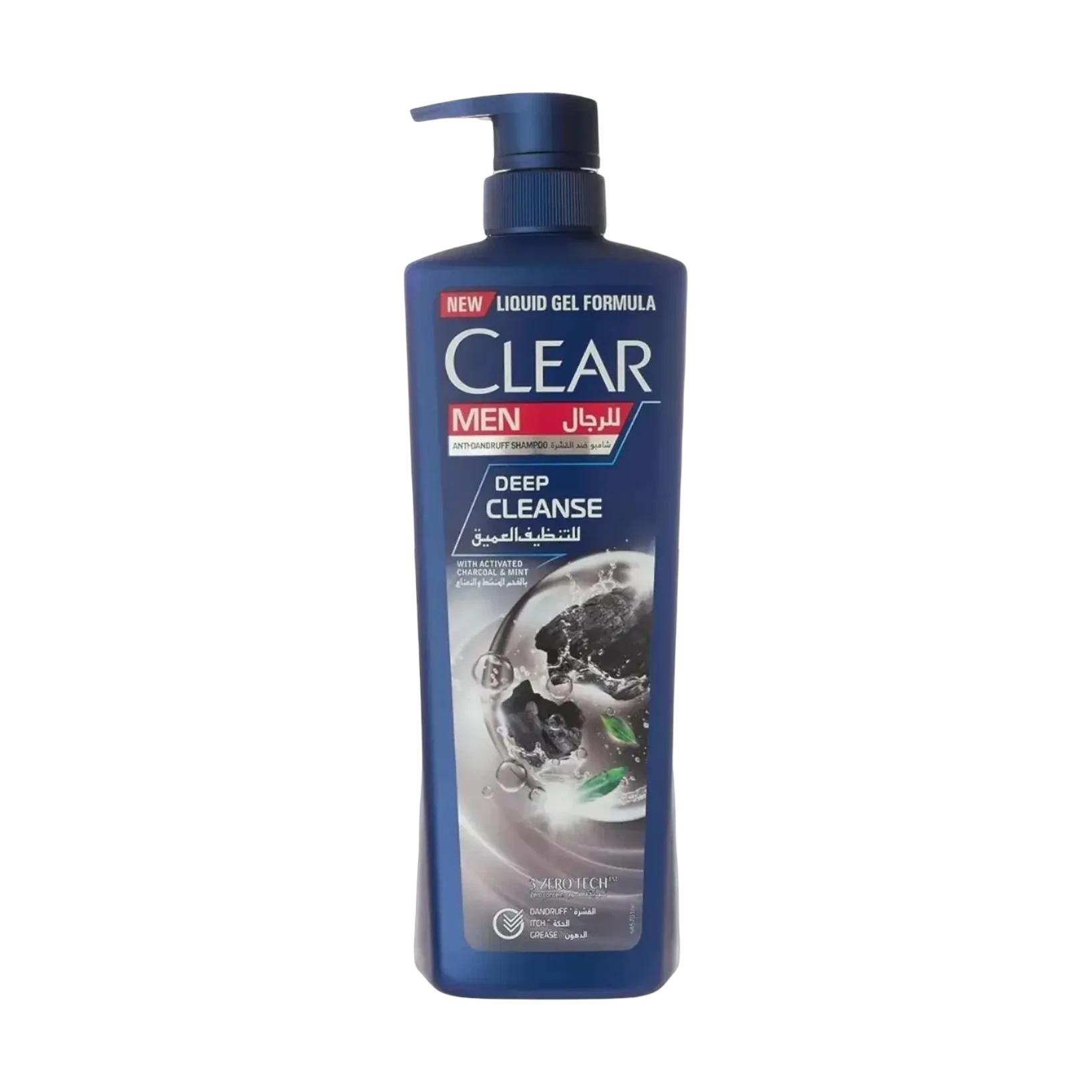 Clear Men Deep Cleanse Anti-Dandruff Shampoo 700ml with activated charcoal