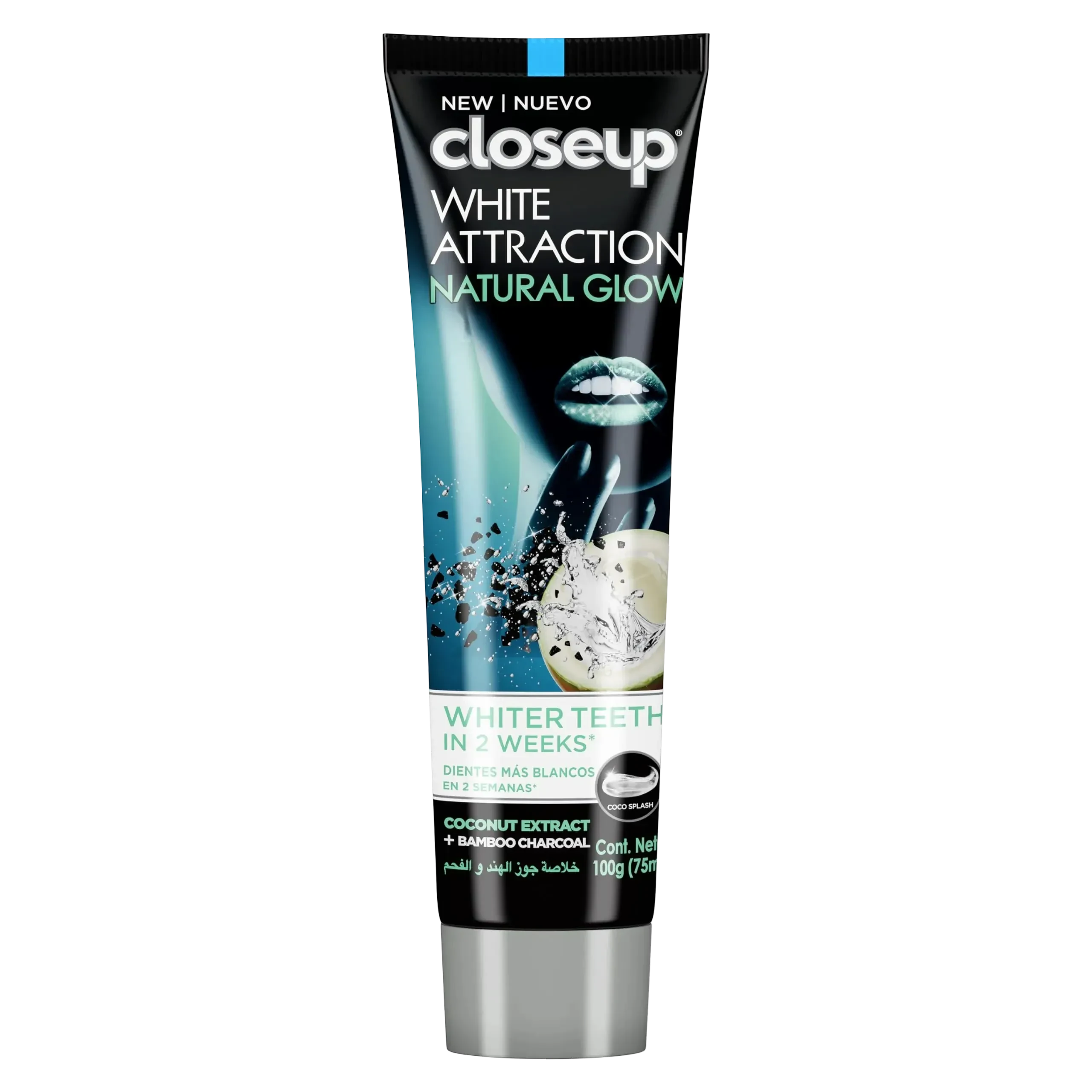 Close Up White Attraction Toothpaste with coconut extract and bamboo charcoal 75ml