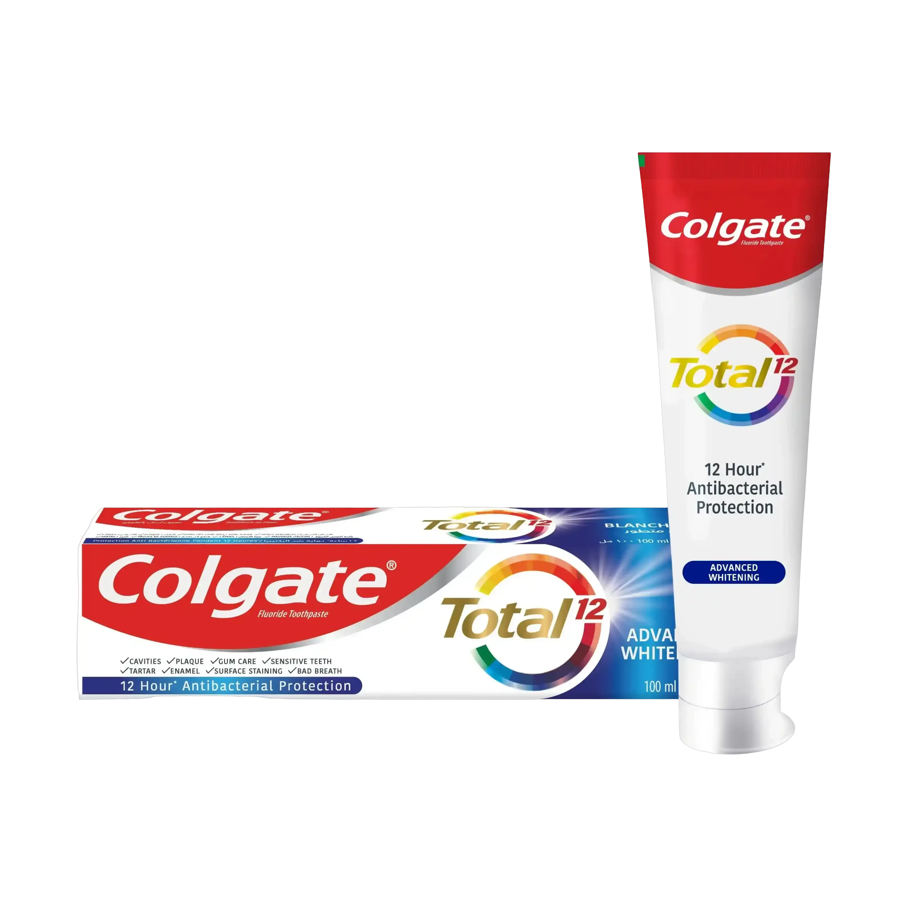 Colgate Total 12 advanced whitening toothpaste for whole mouth health 100ml