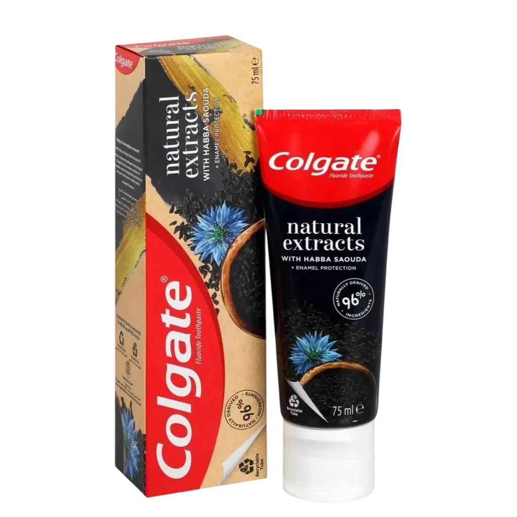 Colgate Natural Extracts toothpaste with black seed oil for fresh breath and enamel protection