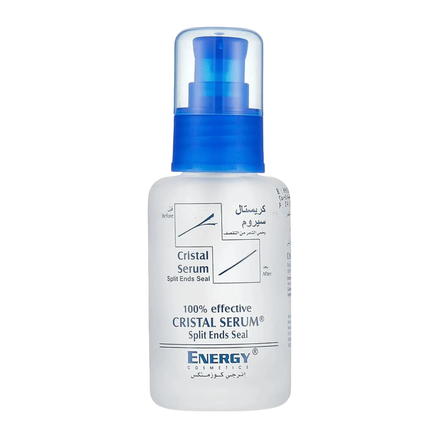 Energy Cristal Serum Split Ends Seal repairs damaged hair tips in 60ml