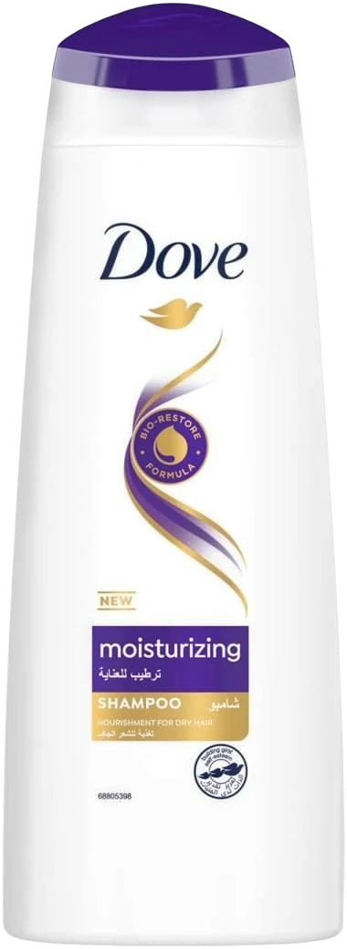 Dove Moisturizing Shampoo with Bio-Restore formula for soft manageable hair 190ml