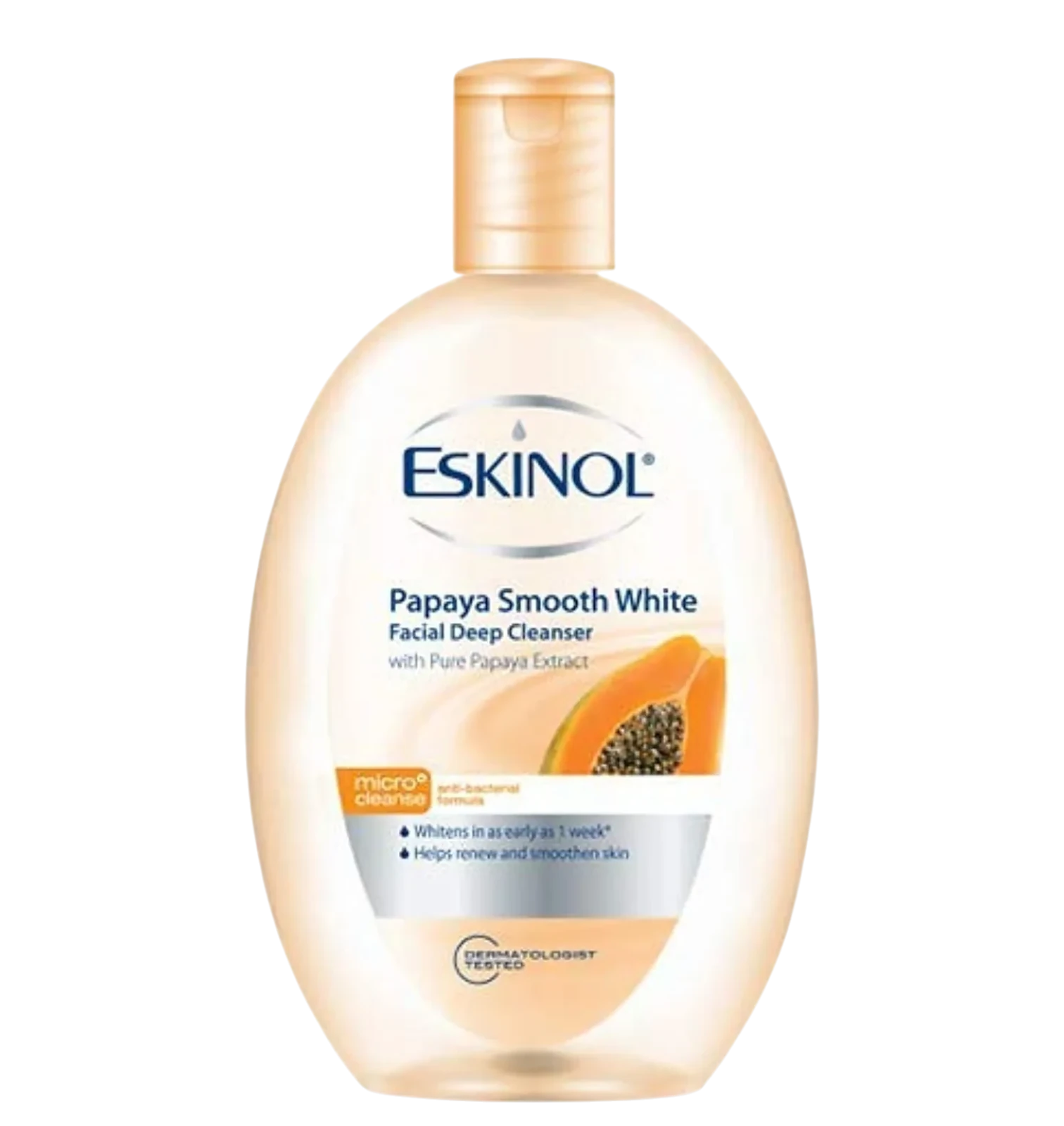Eskinol Papaya facial cleanser for brighter smoother skin 225ml