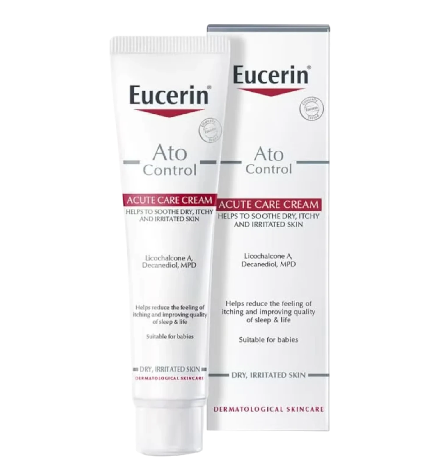 Eucerin AtopiControl Acute Care Cream soothes dry irritated skin 40ml
