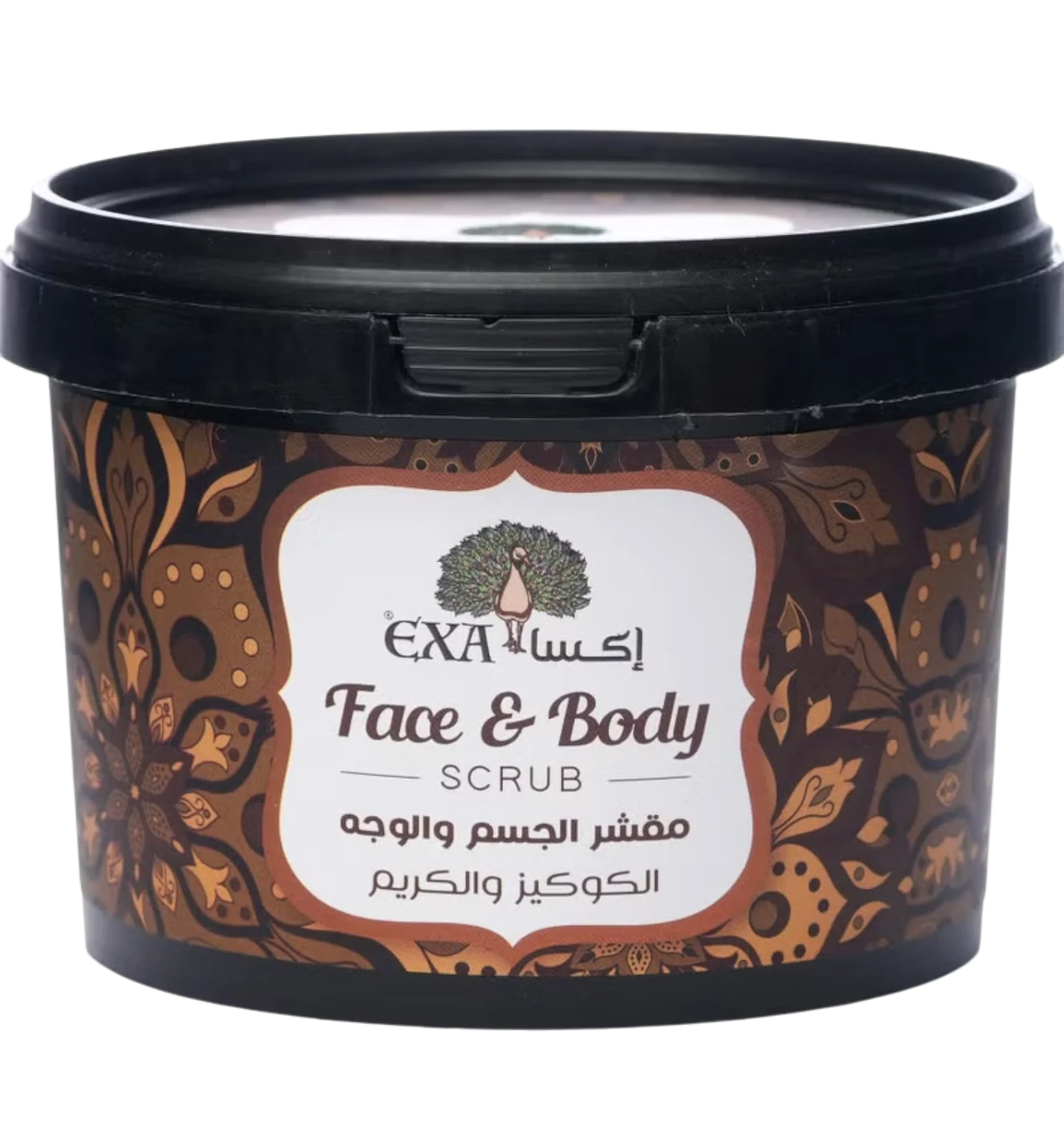 Exa Cookies Cream Face and Body Scrub for soft renewed skin 400g