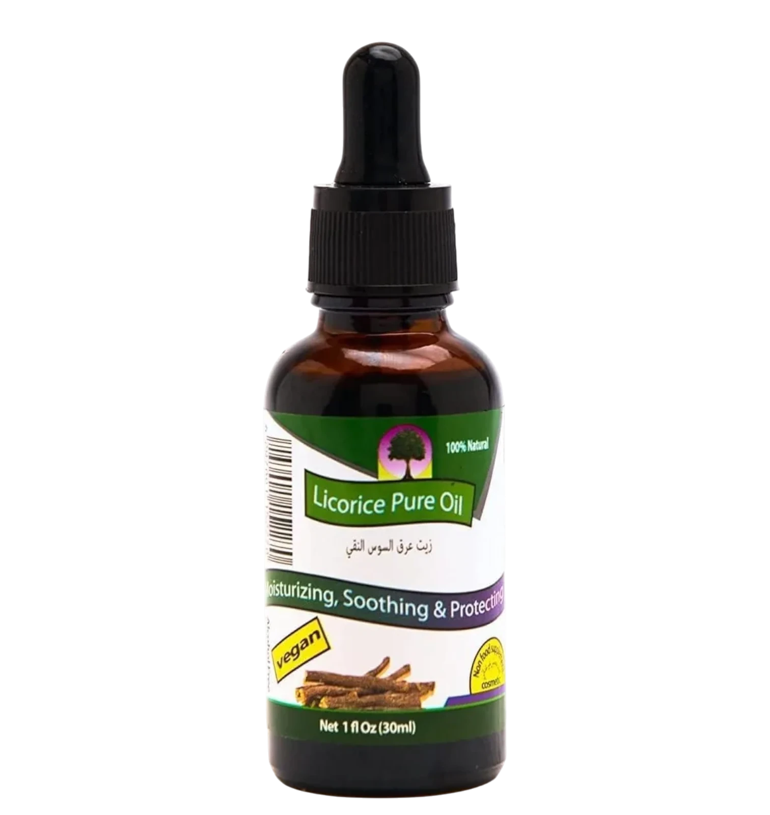 Exa Pure Licorice Oil moisturizes and soothes skin with natural extract 30ml