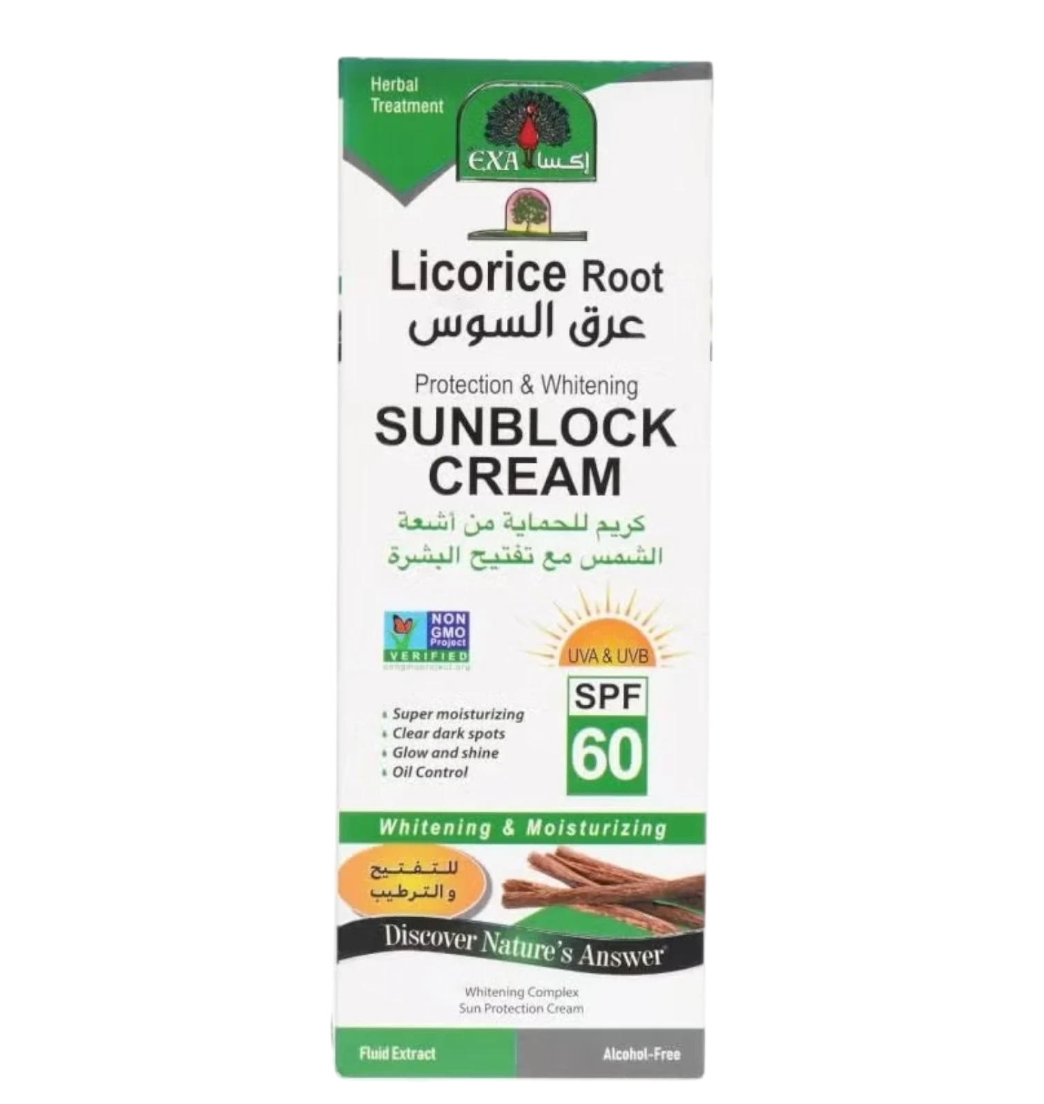 Exa Licorice Root Sunblock Cream 100 ml
