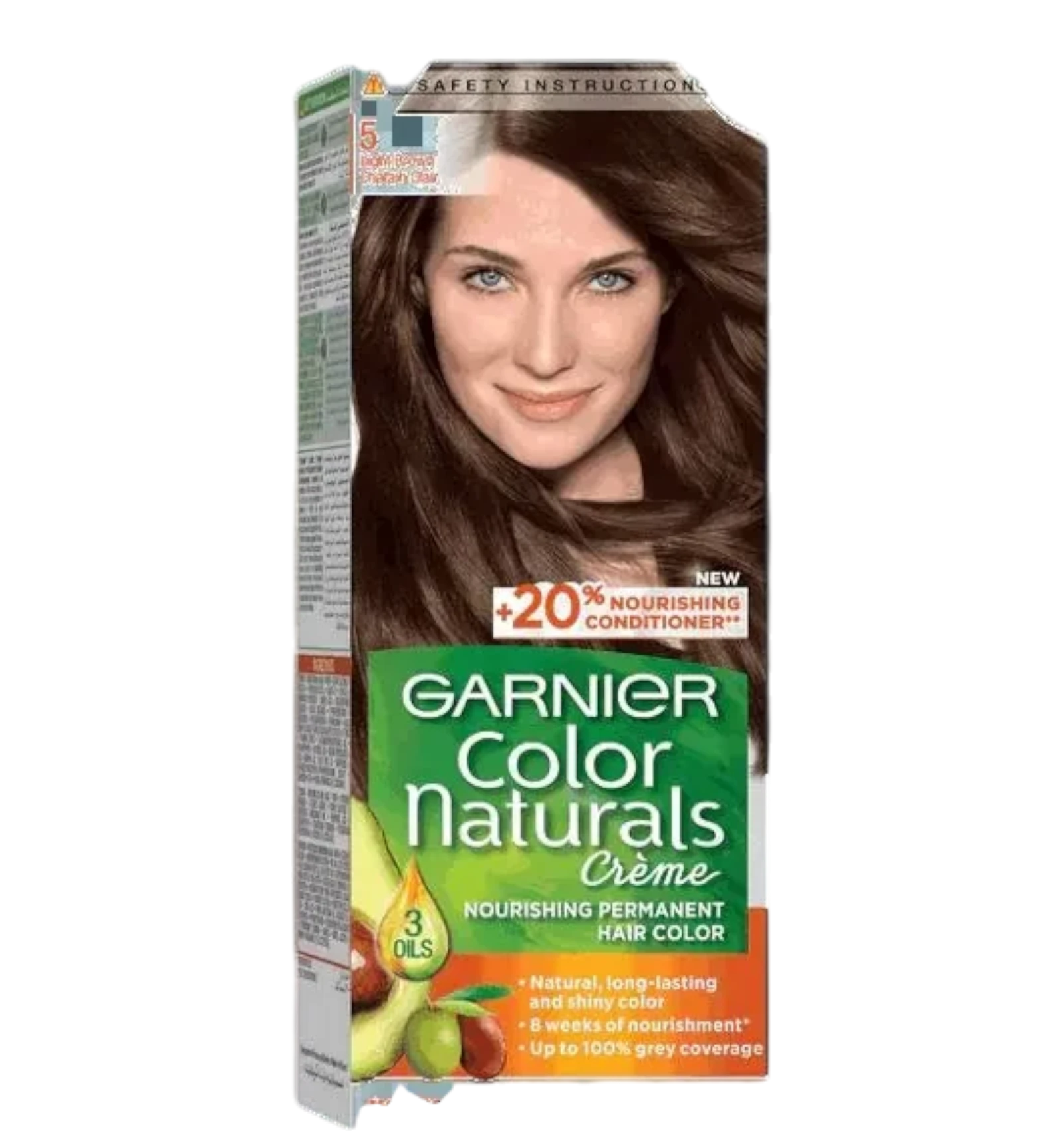 صبغة شعر غارنييه كولور ناتشرلز 5 بني فاتح 60 مل