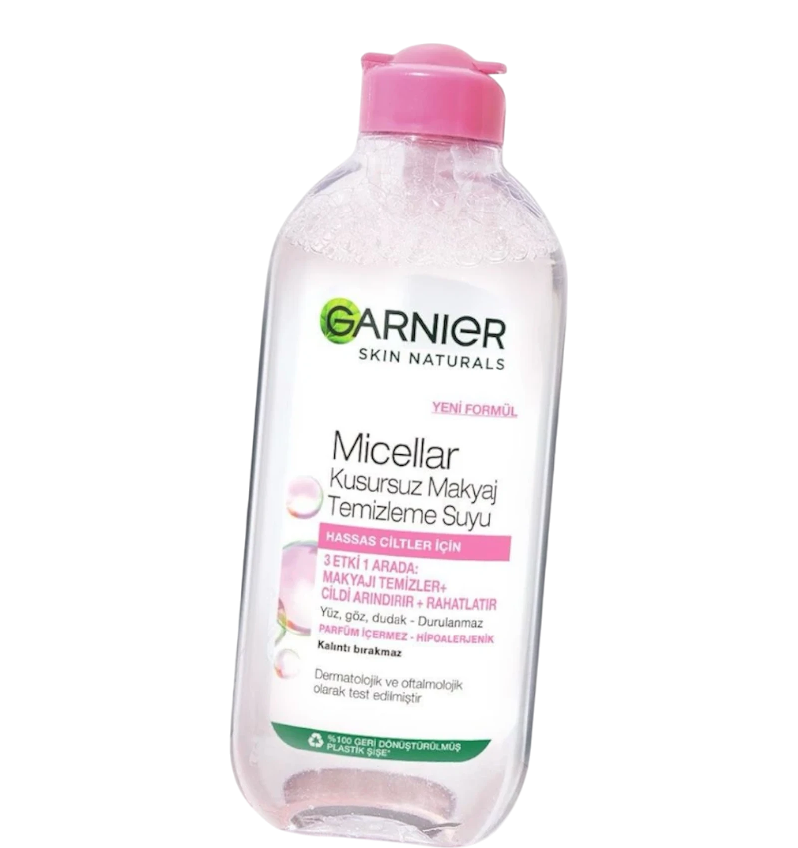 Garnier Micellar Water gently cleanses sensitive skin without rinsing 400ml