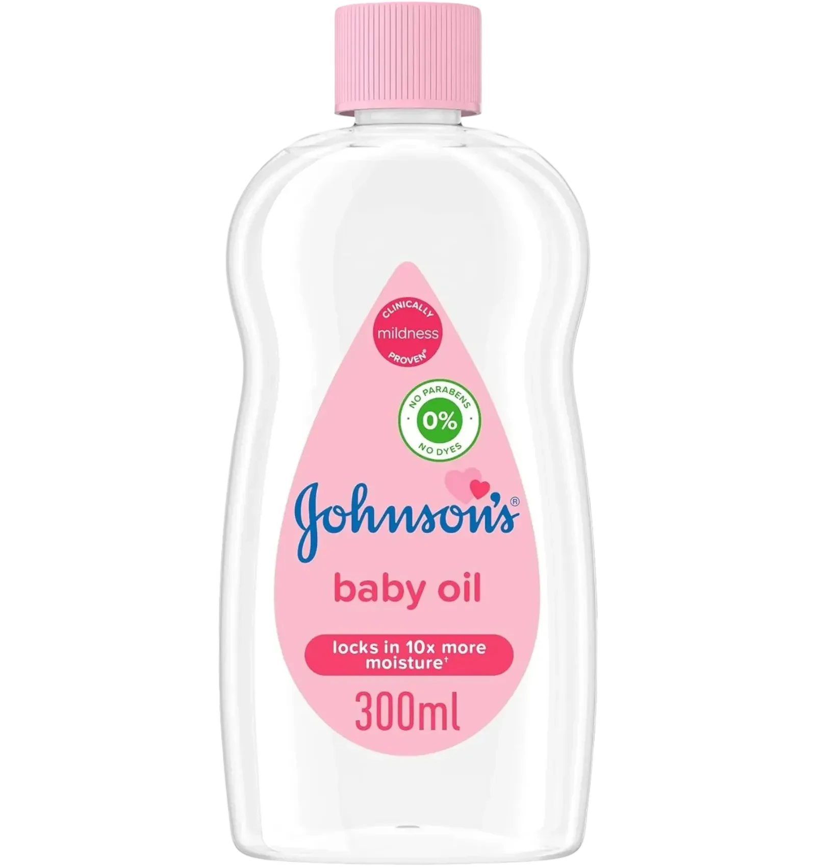 Johnson's Baby Oil deeply moisturizes and keeps skin soft after every use 300ml