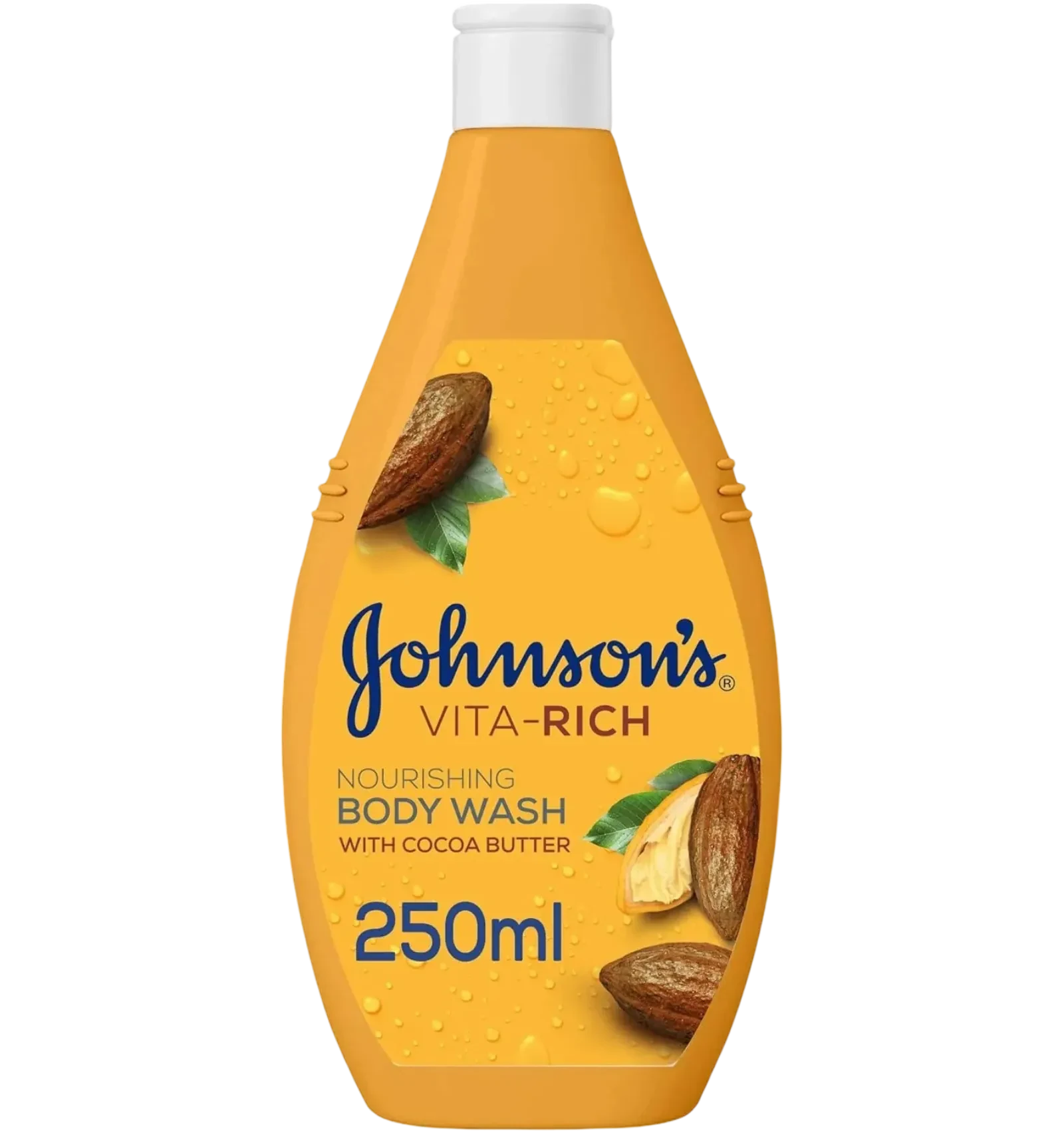 Johnson's Vita Rich body wash with cocoa butter for rich nourishing care 250ml