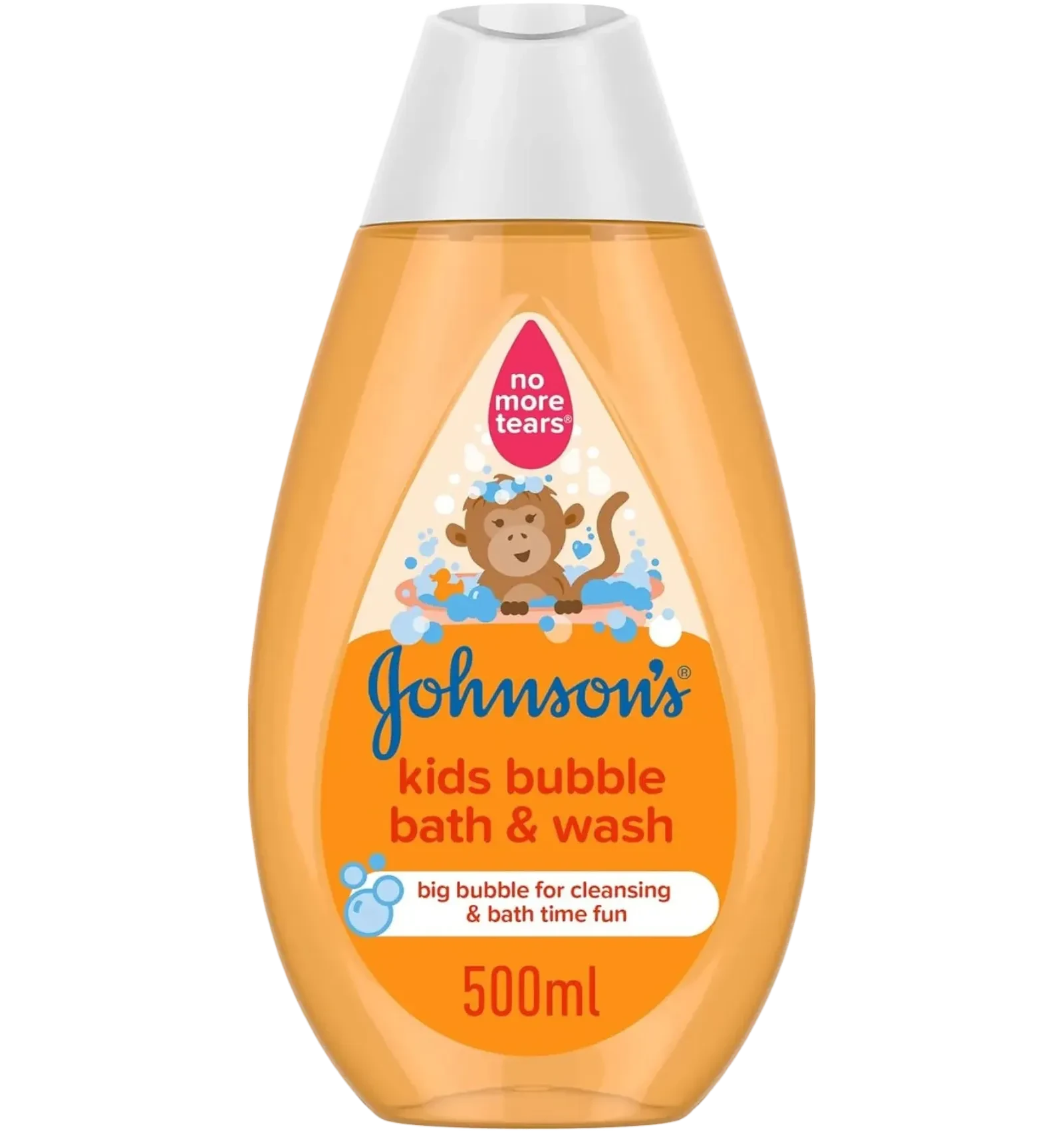Johnson's Kids Bubble Bath And Body Wash cleanses gently without drying skin 500ml