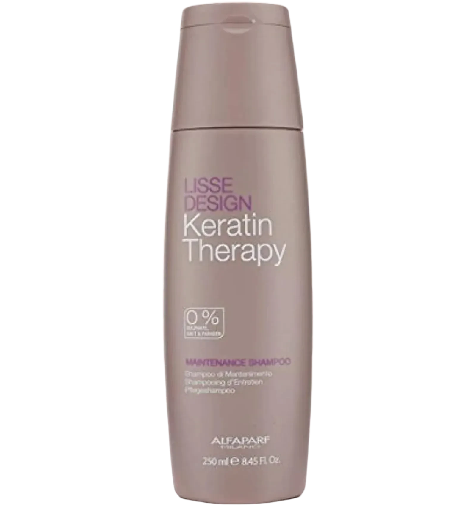 Alfaparf Milano Keratin Therapy Lisse Design Maintenance Shampoo in 250ml size