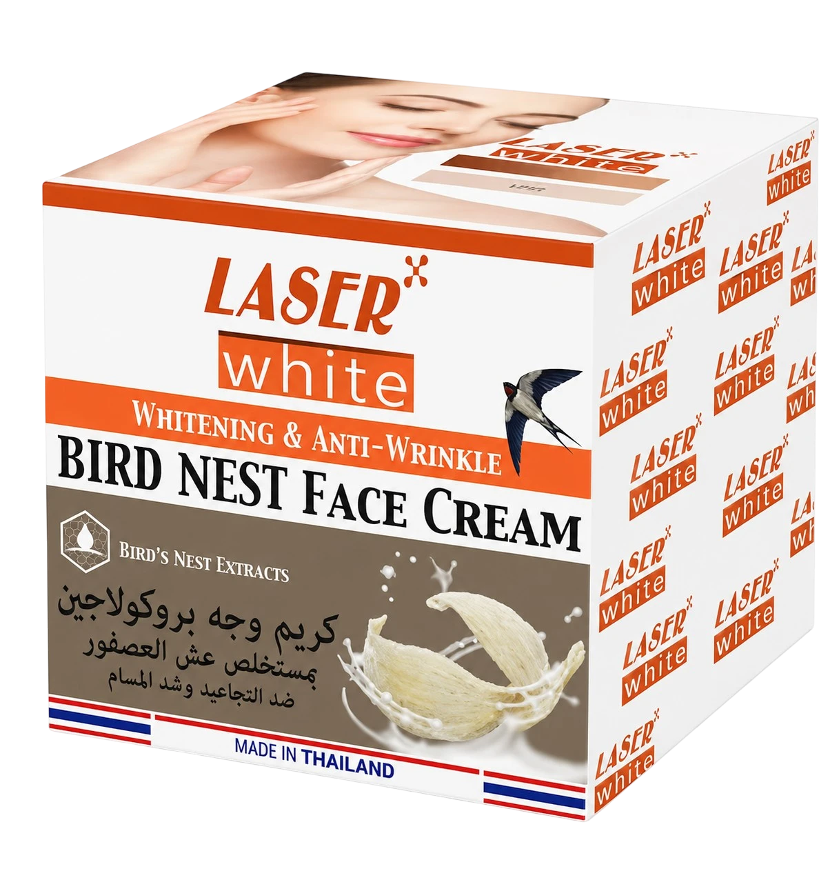 Laser White Bird Nest Face Cream for brightening skin 50g