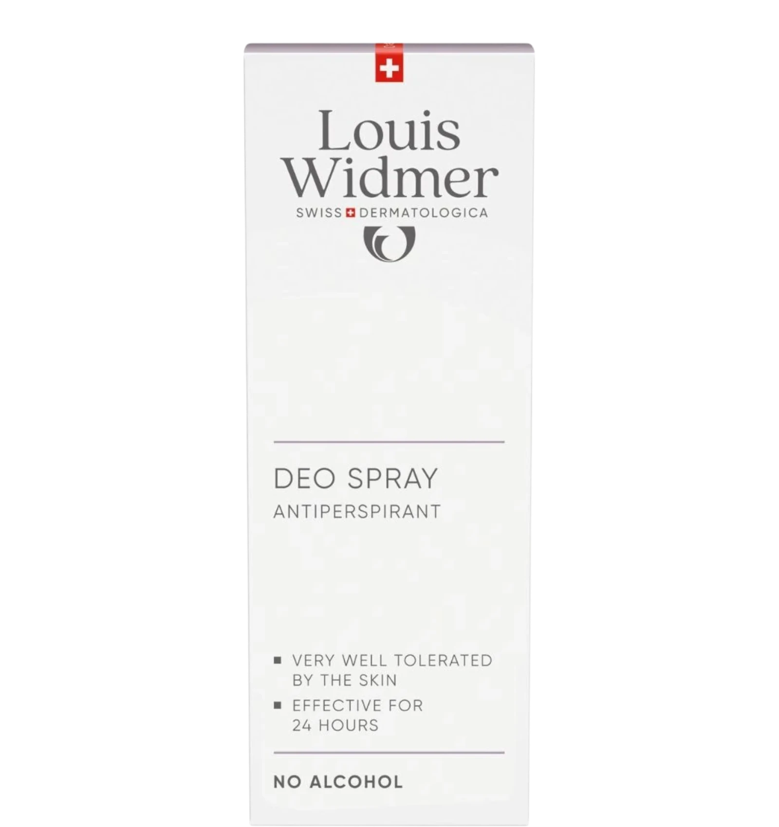 Louis Widmer Deodorant Spray Antiperspirant is alcohol free in a 75ml bottle