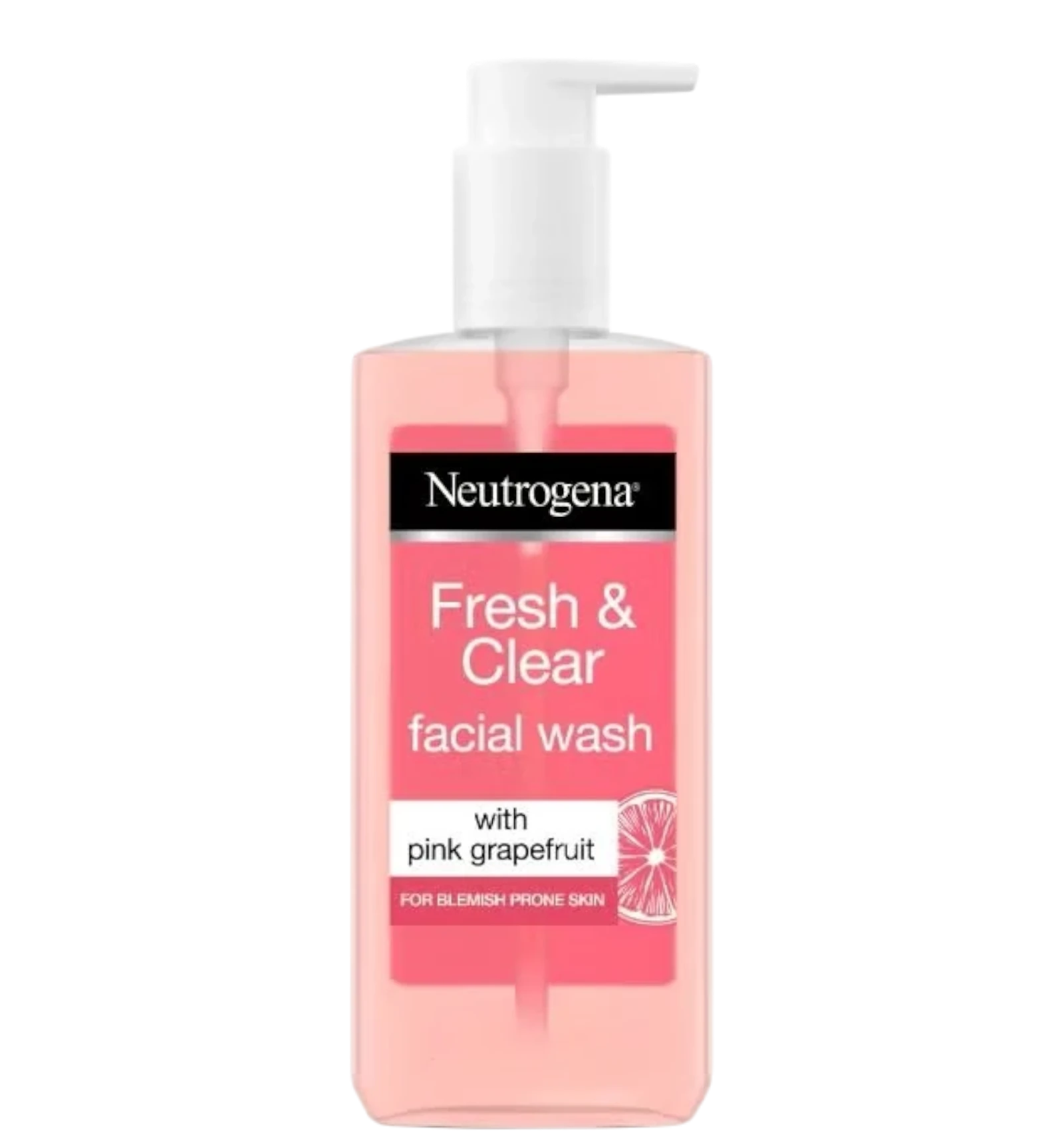 Neutrogena Fresh Clear pink grapefruit face wash 200ml for blemish prone skin