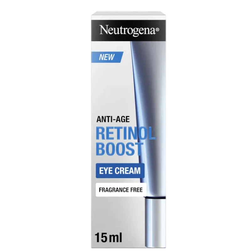 Neutrogena Retinol Boost anti aging eye cream fragrance free 15ml tube