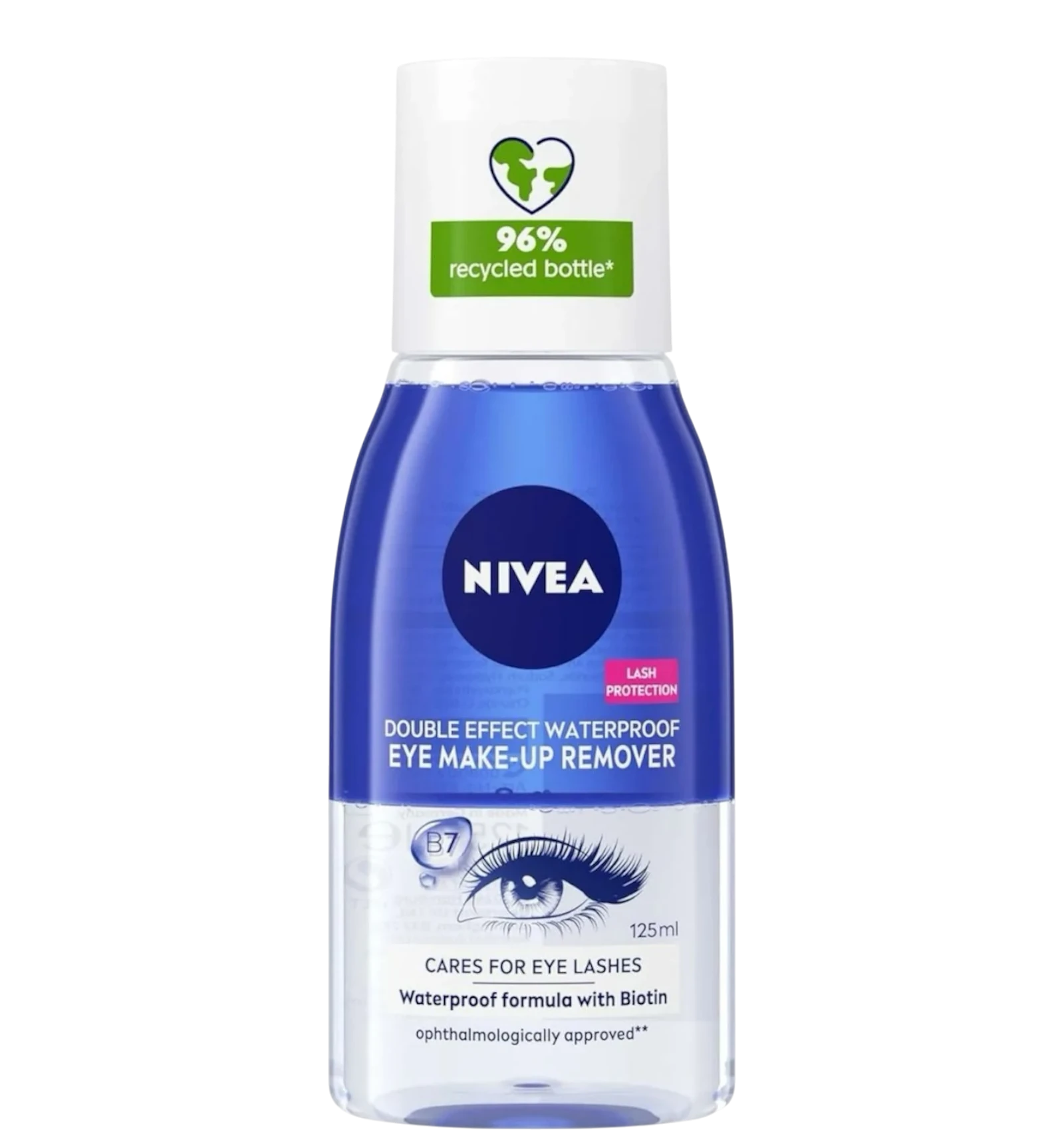 Nivea Double Effect waterproof eye makeup remover with biotin 125ml