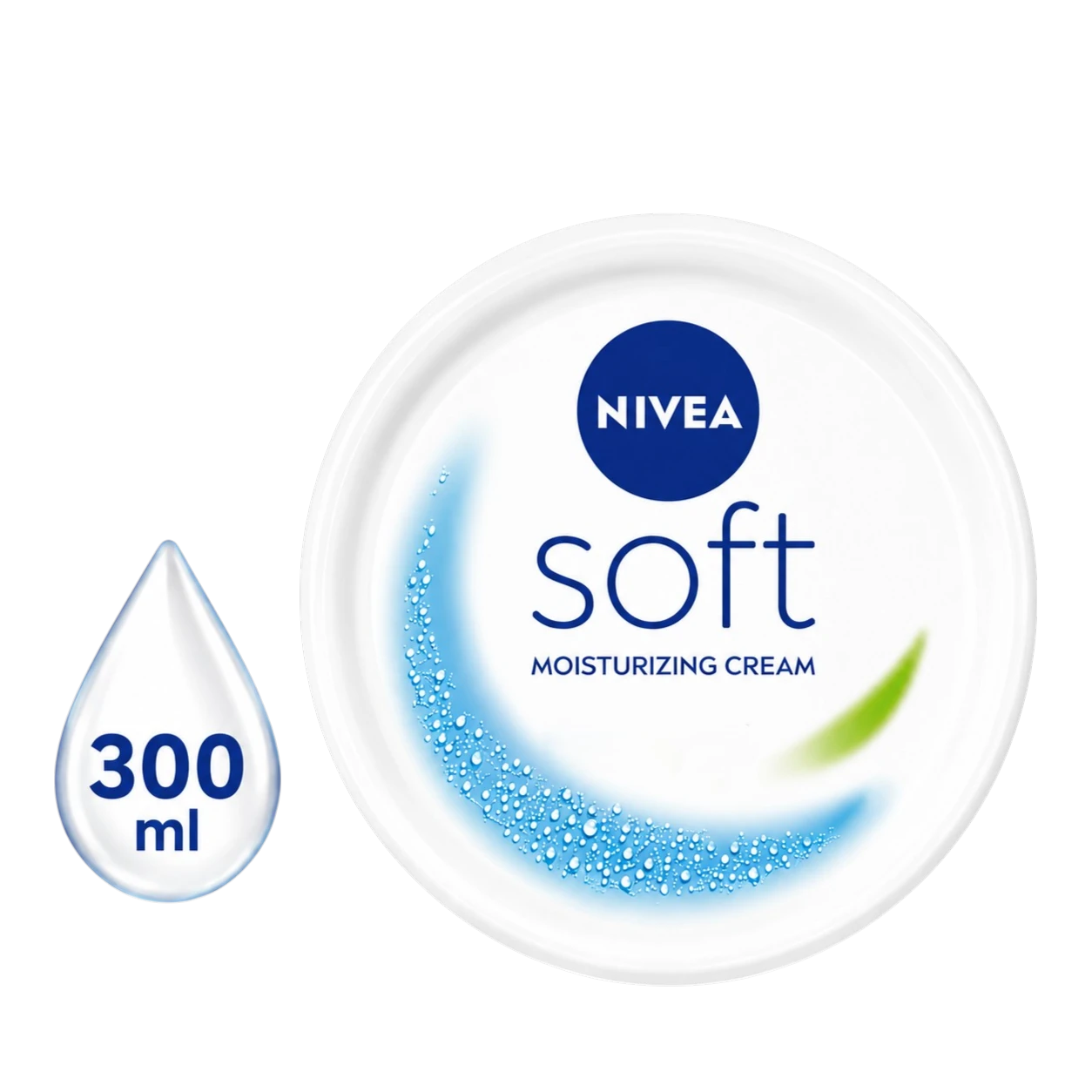 Nivea Soft Moisturizing Cream 300ml enriched with jojoba oil and vitamin E