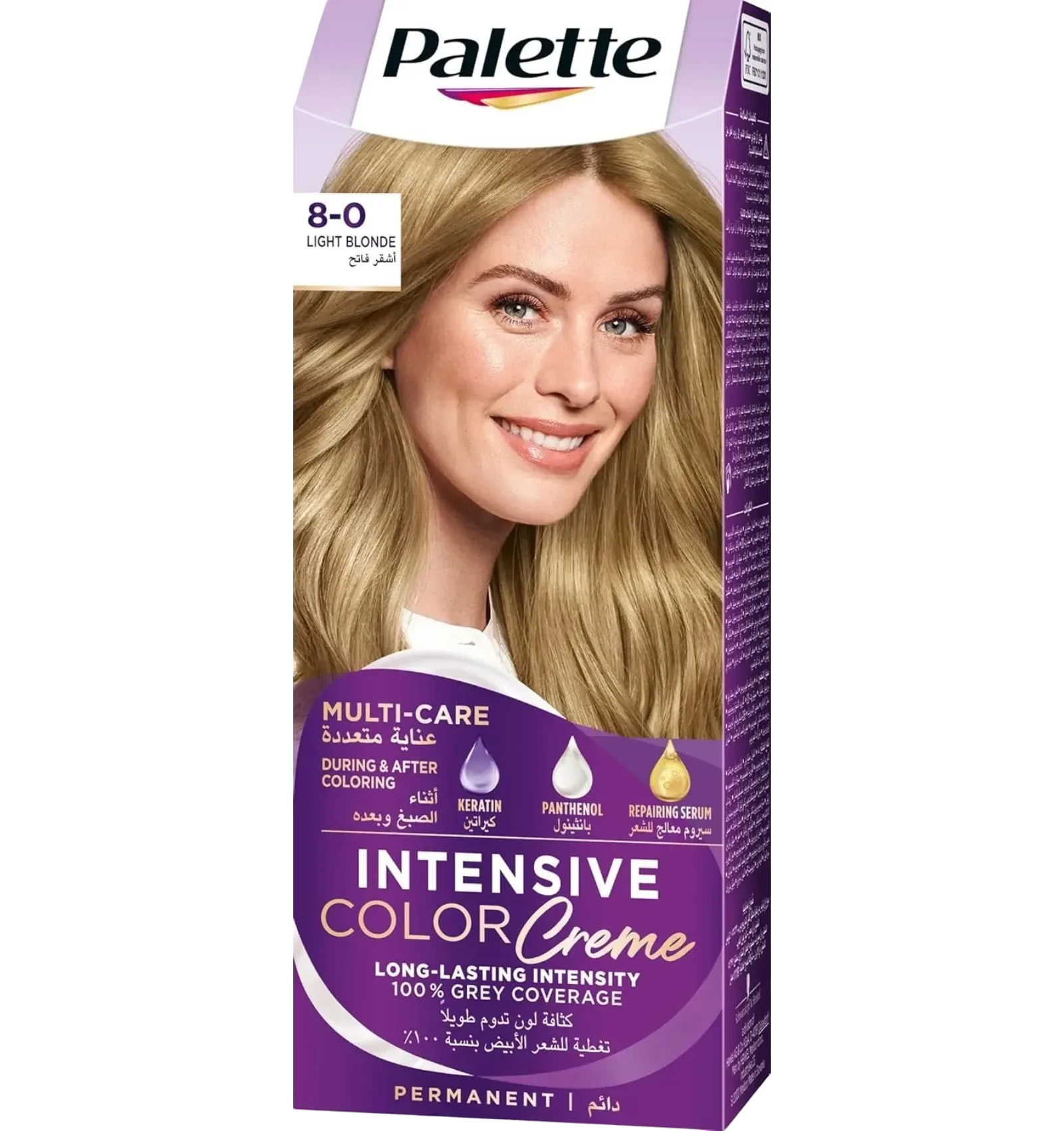 Palette New Natural Color Light Blonde 8/0 50ml