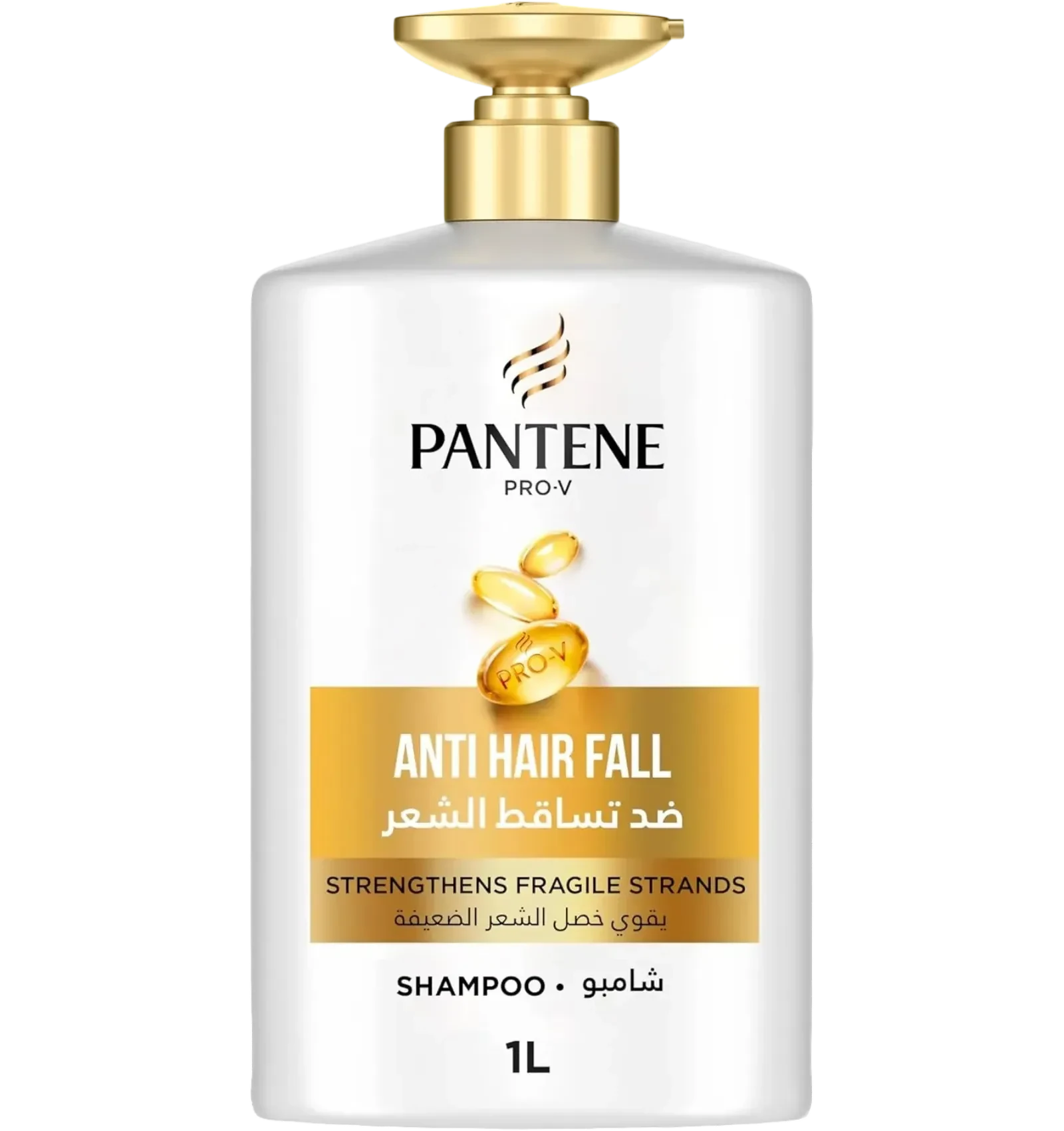 Pantene Pro-V Anti Hair Fall Shampoo strengthens hair from root to tip 1L