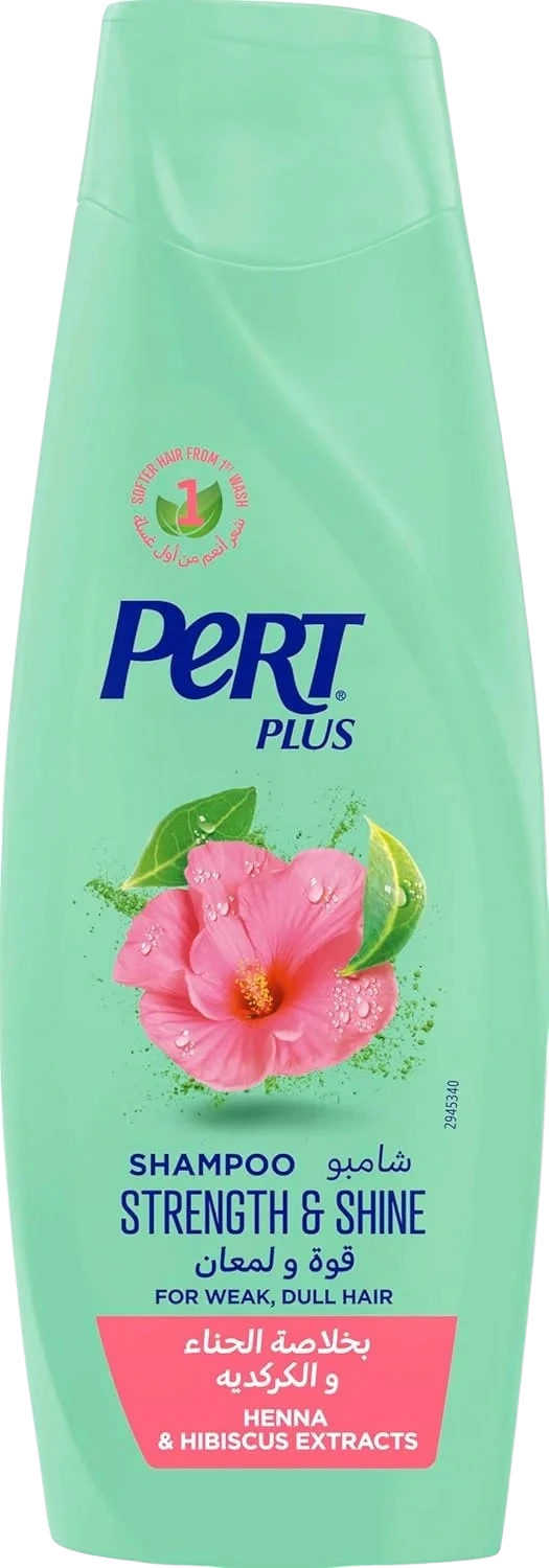 Pert Plus Henna Shampoo strengthens hair and adds healthy natural shine 200ml