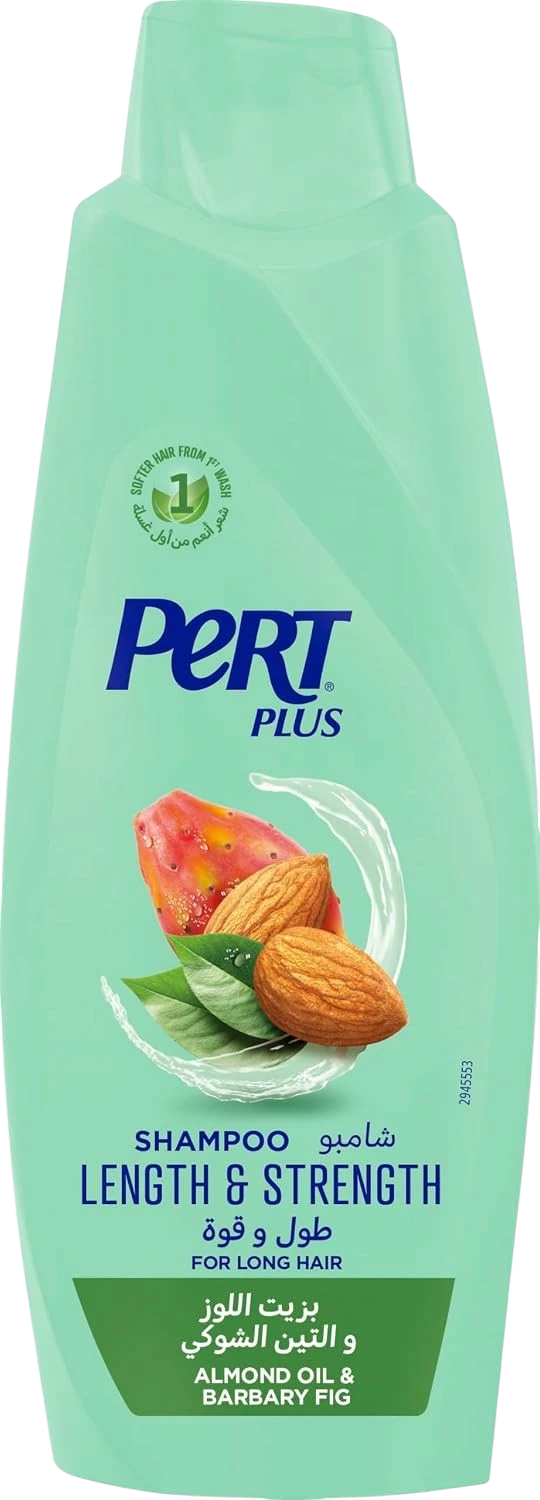 Pert Plus Long Hair Shampoo with Almond Oil promotes length and strength 600ml