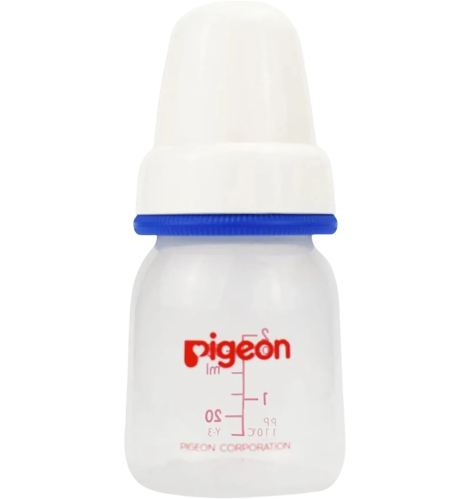Pigeon White Plastic Juice Feeder with a simple design for easy sipping 50ml