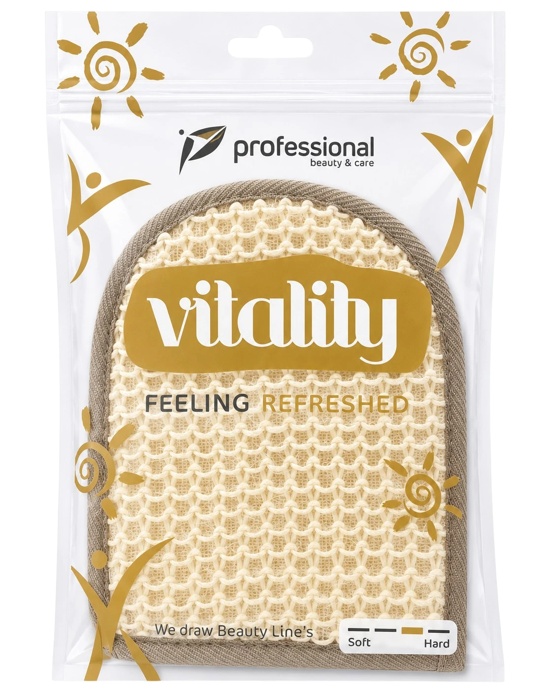 Professional Vitality sisal loofah exfoliates skin and cleanses the body gently