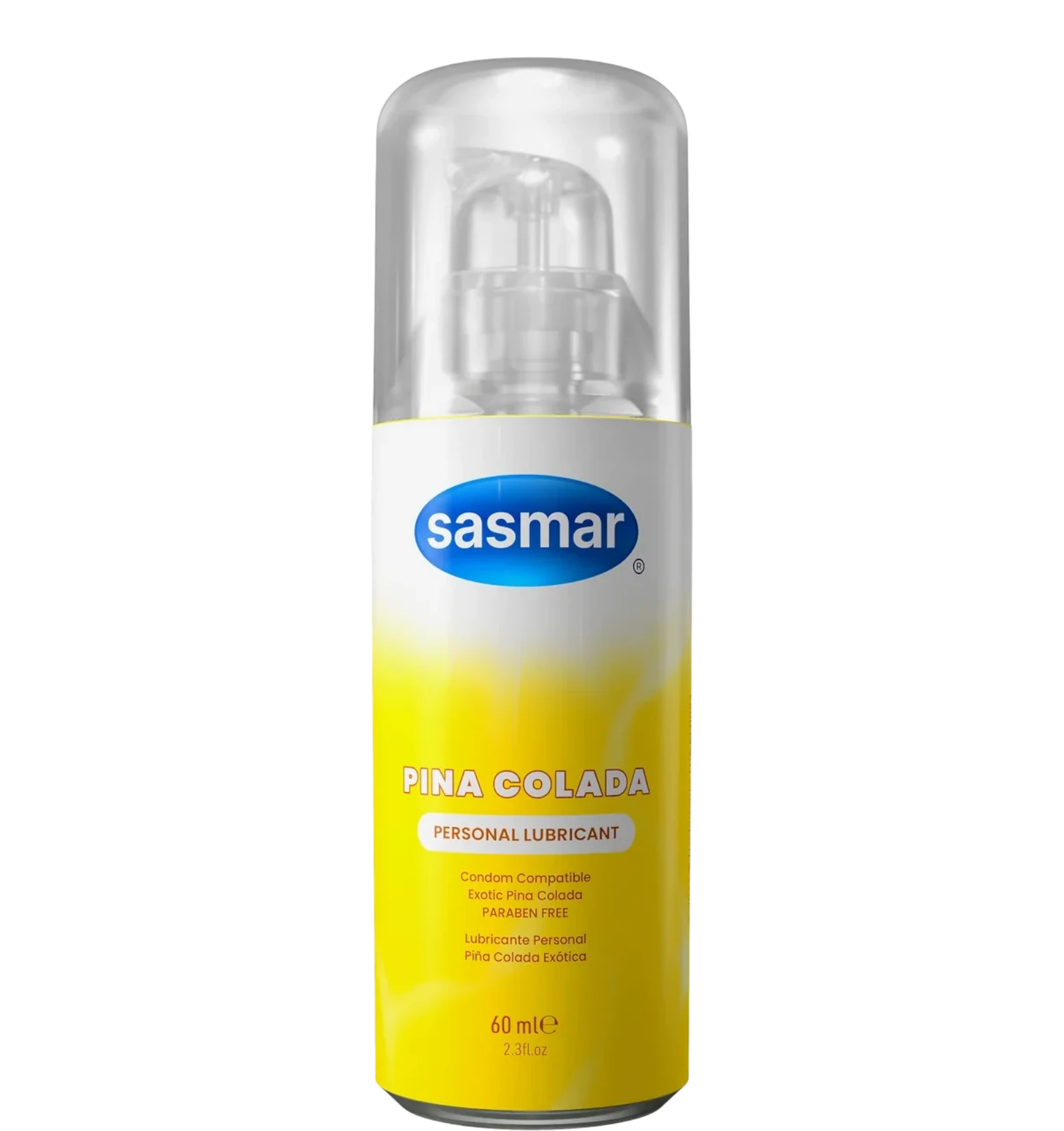 Sasmar Pina Colada Personal Lubricant 60ml condom compatible and paraben free