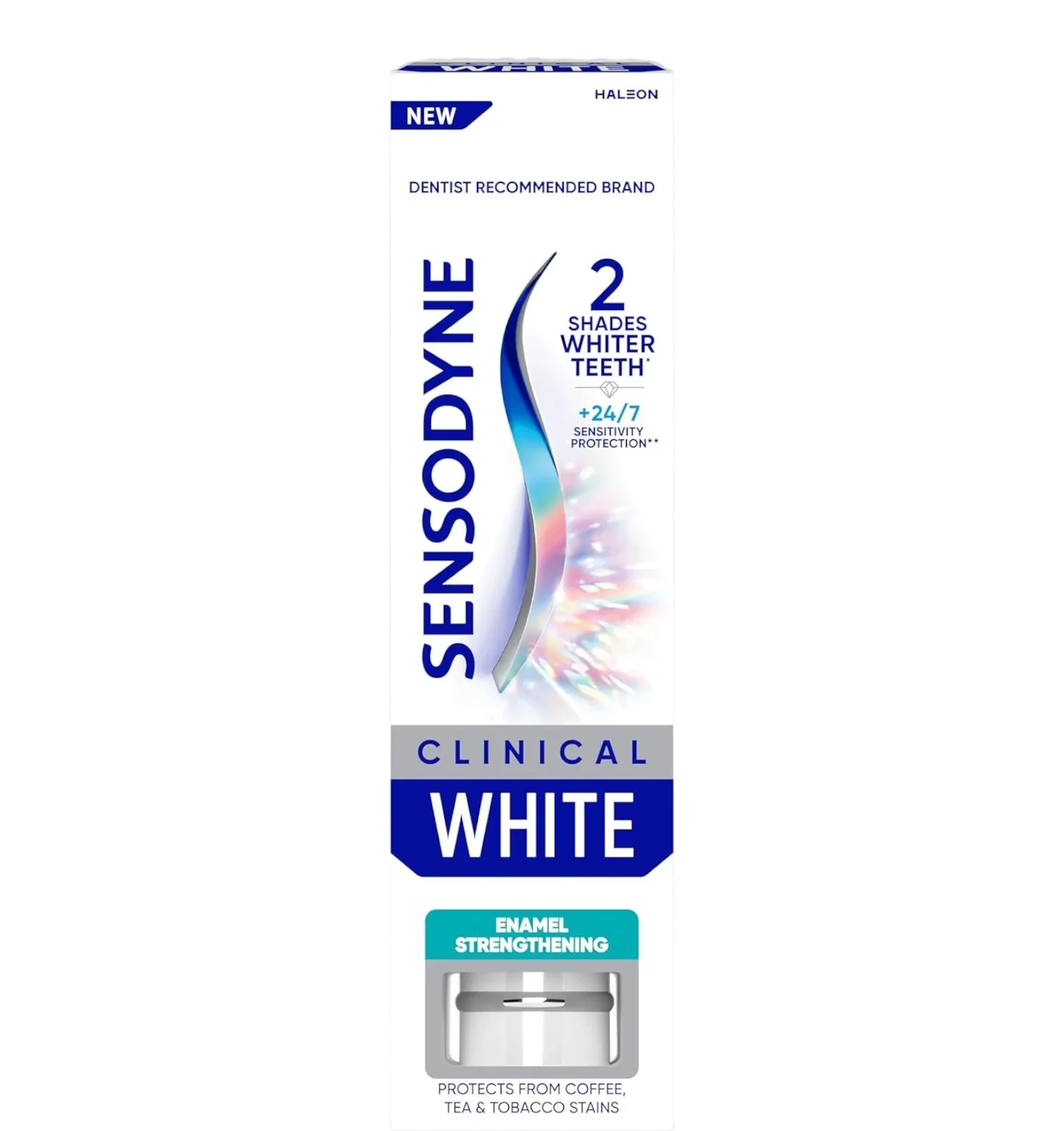Sensodyne Clinical White toothpaste strengthens enamel and whitens teeth 75 ml