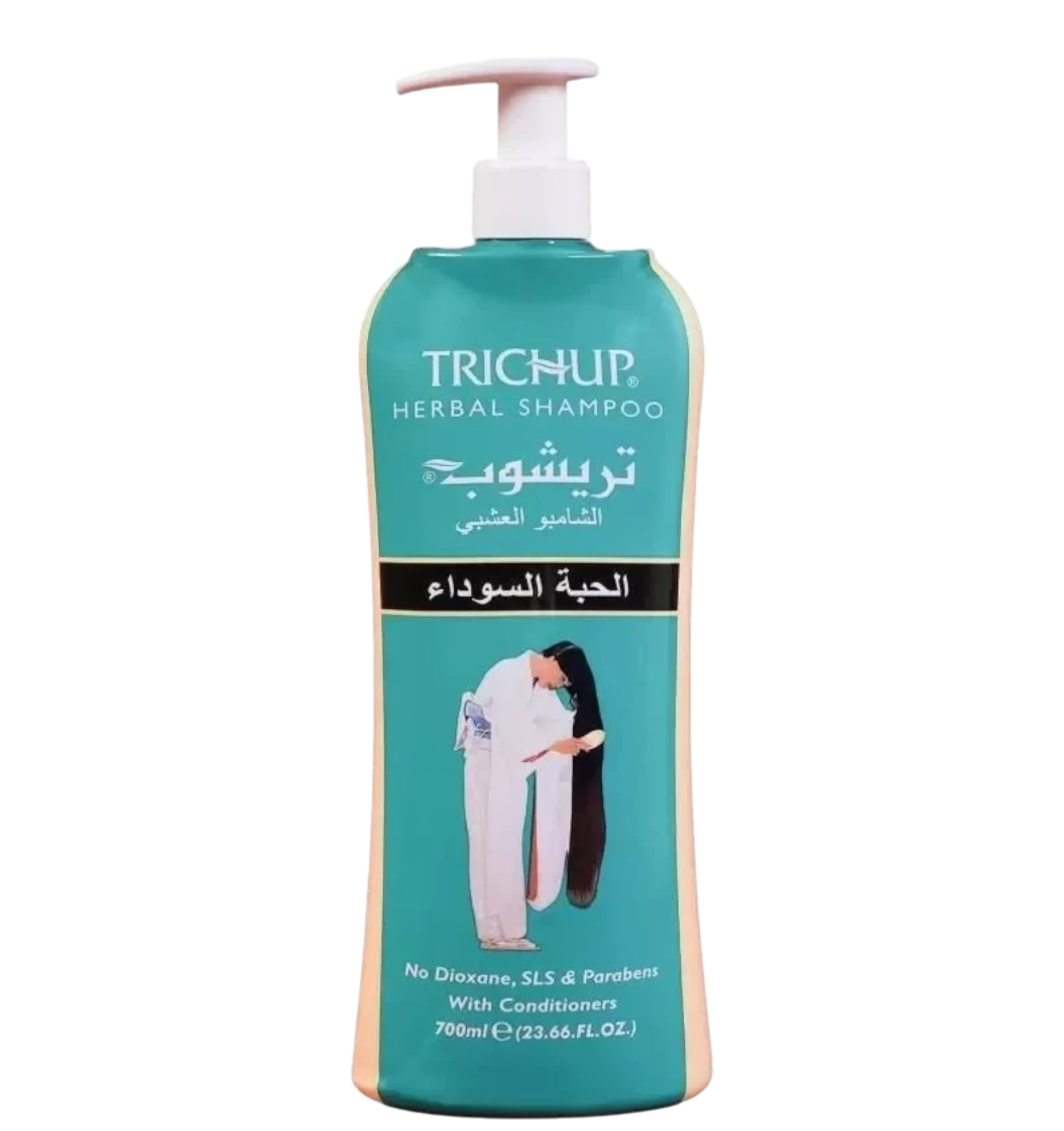 Trichup Herbal Black Seed Shampoo 700ml for soft manageable hair
